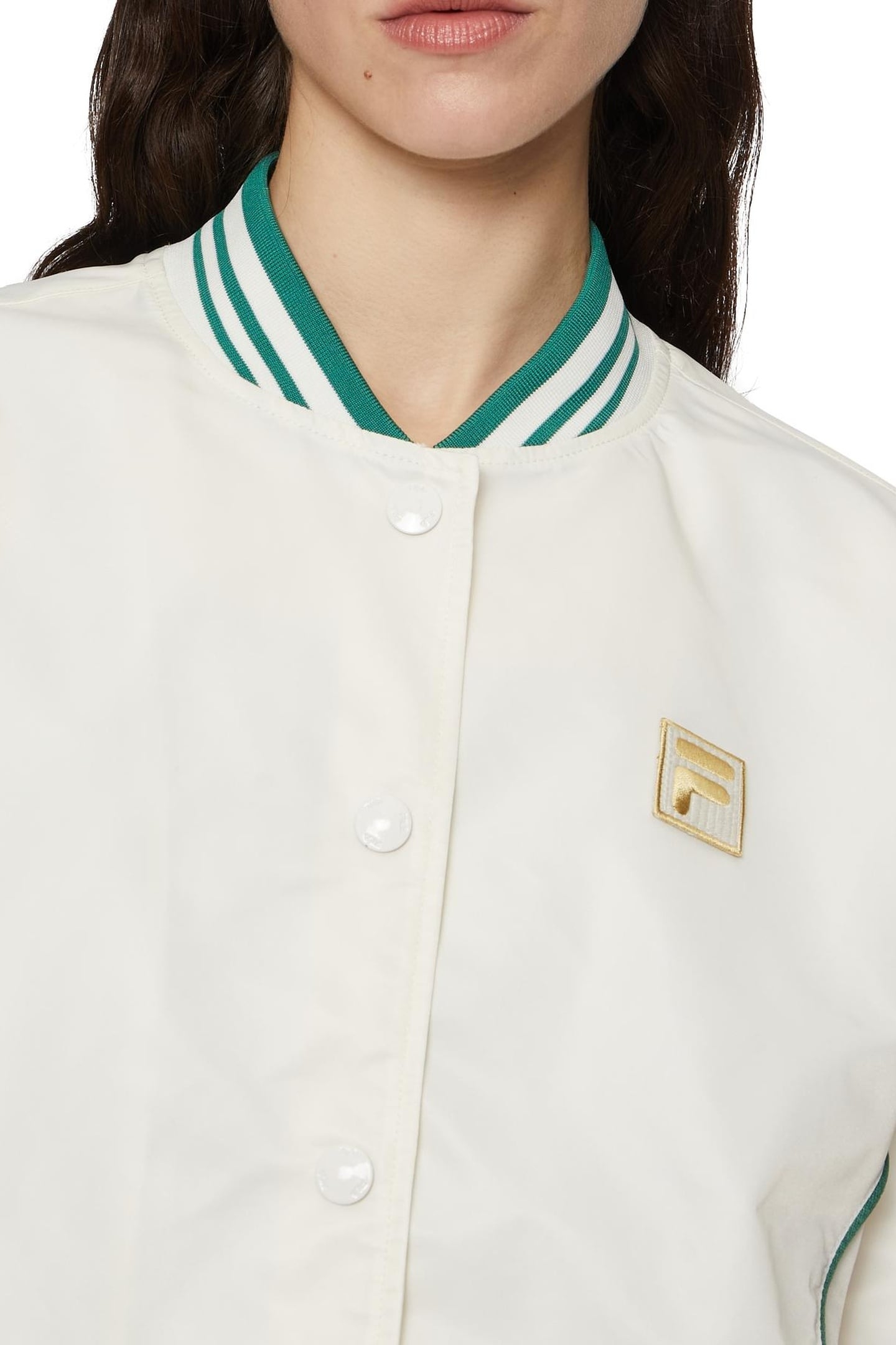 LEME OVERSIZED BASEBALL JACKET ANTIQUE WHITE 6