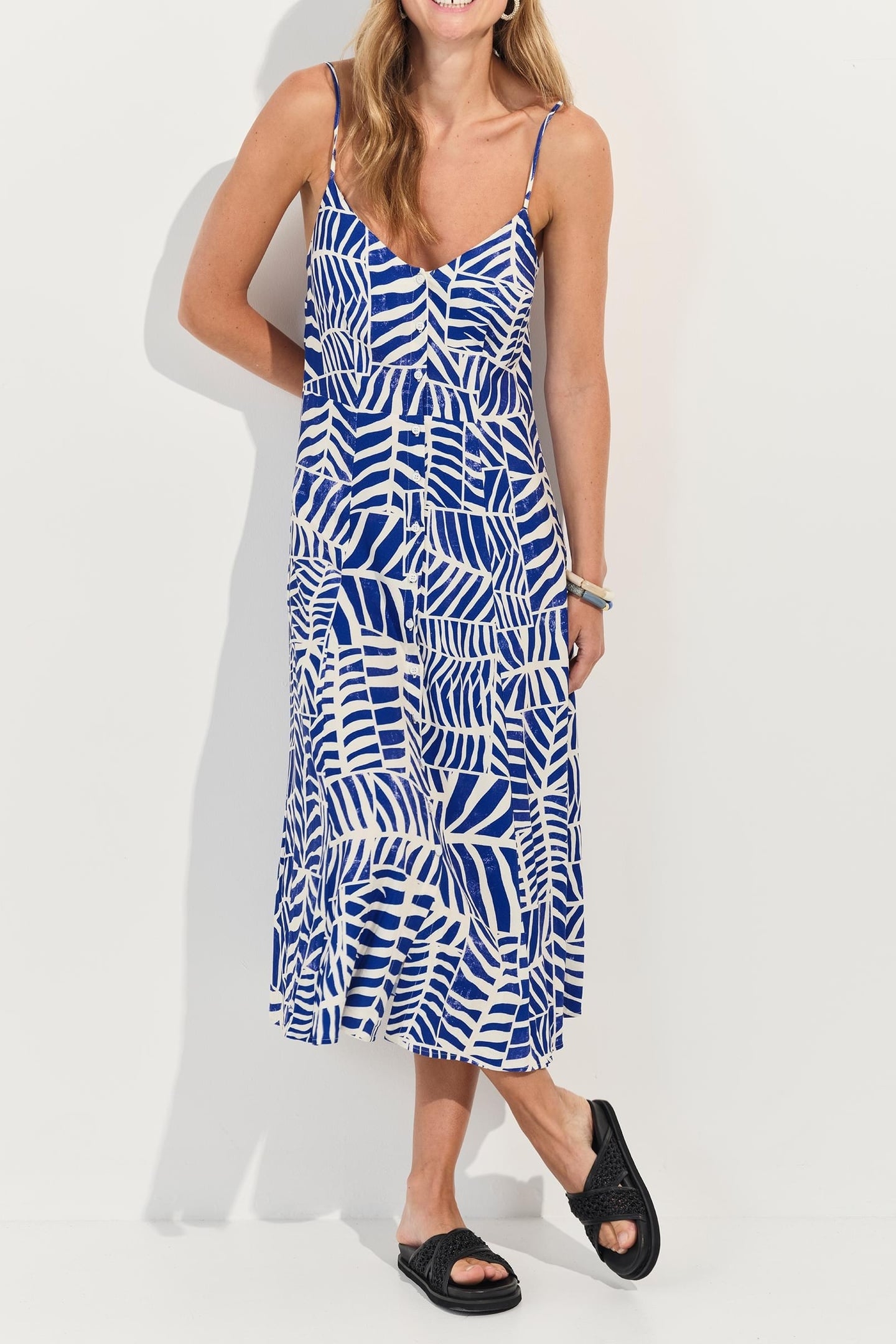 BRAIDED BLACK FLAT MULES 1