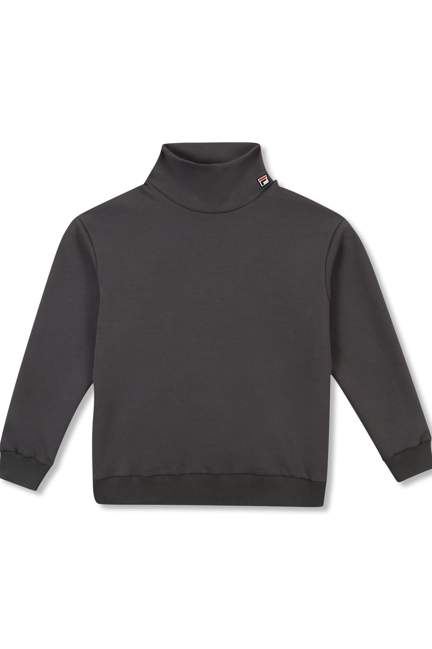 PAGANO LOOSE TURTLENECK SWEATSHIRT DARK SHADOW 5