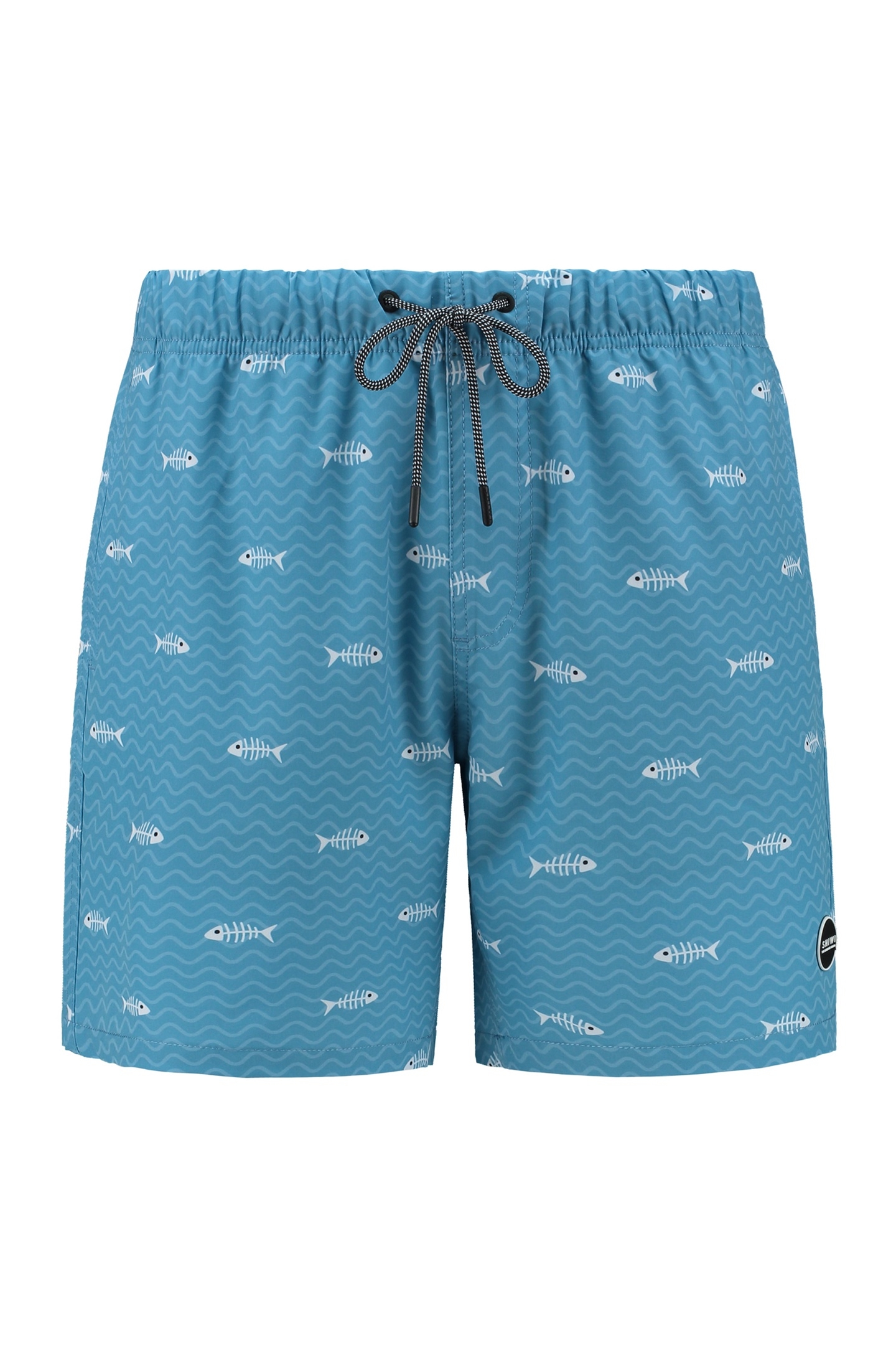 SWIM SHORTS FISH BONE CANADIAN BLUE 5
