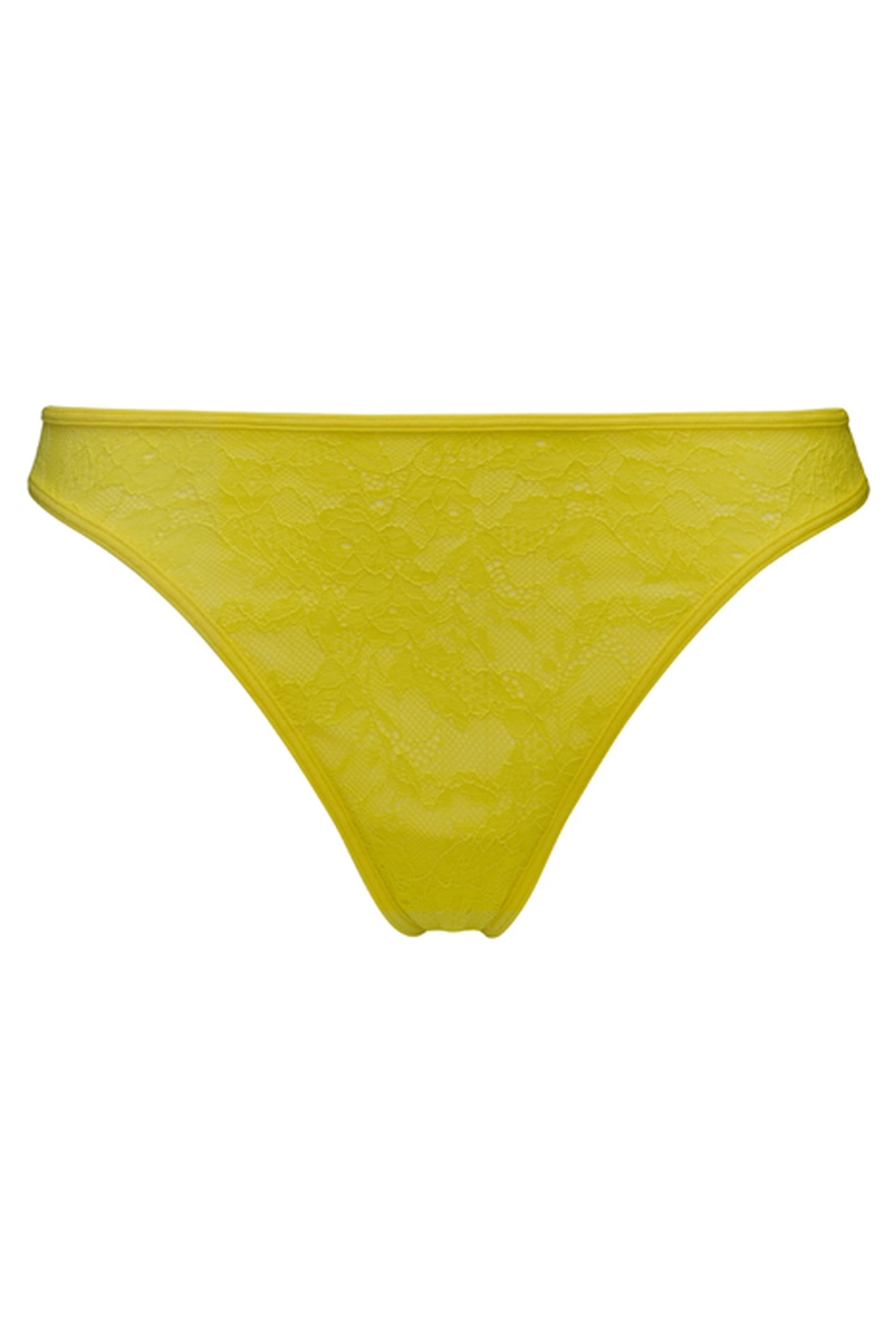 SPACE ODYSSEY CITRUS YELLOW LACE THONG 3