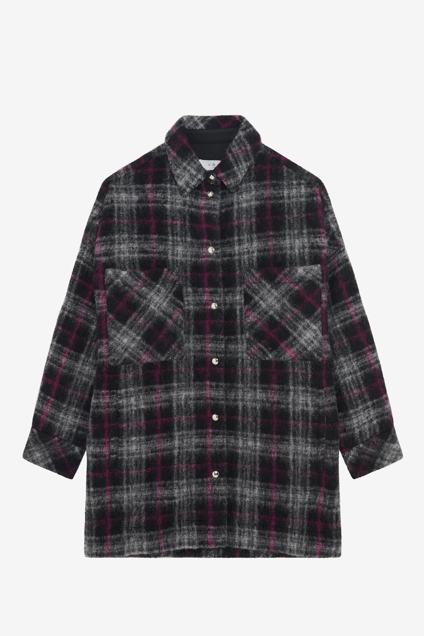 TERESA OVERSHIRT BLACK/FUSHIA 5