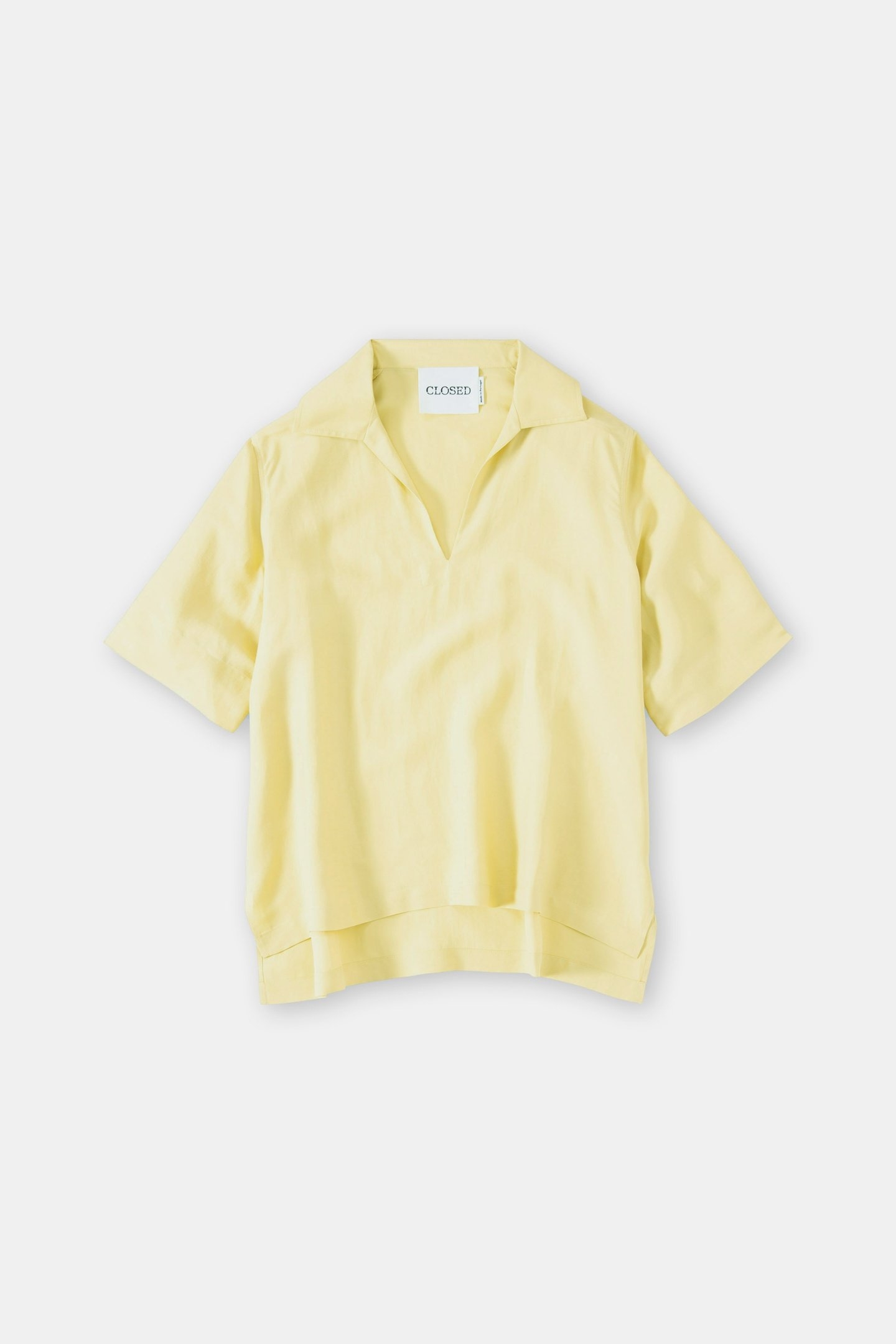 SHORT SLEEVE TUNIC SHIRTS & BLOUSES CALAMATTA YELLOW 4