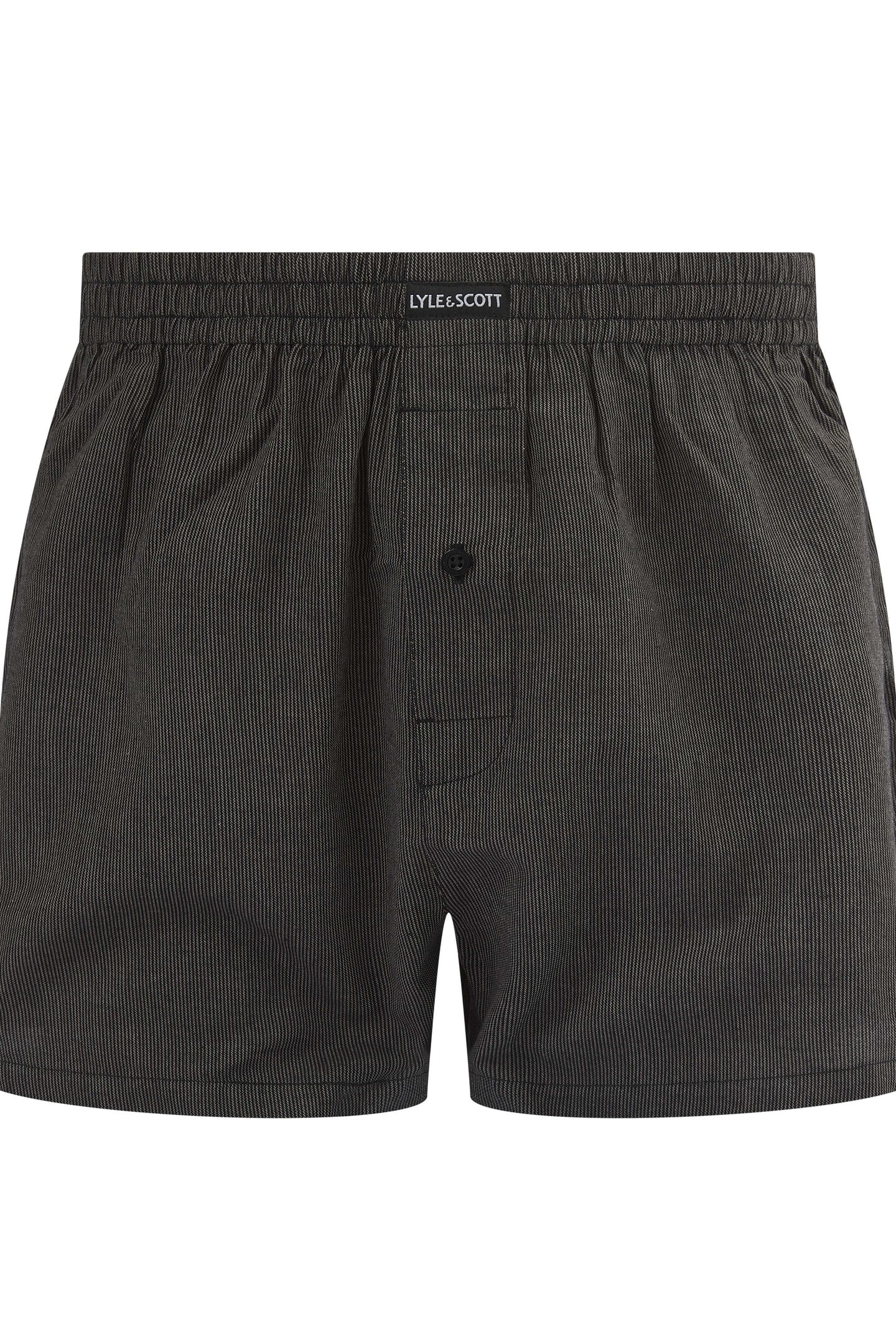 ROBINSON 3 PACK COTTON BOXER SHORTS CHECK/BLACK/STRIPE 3