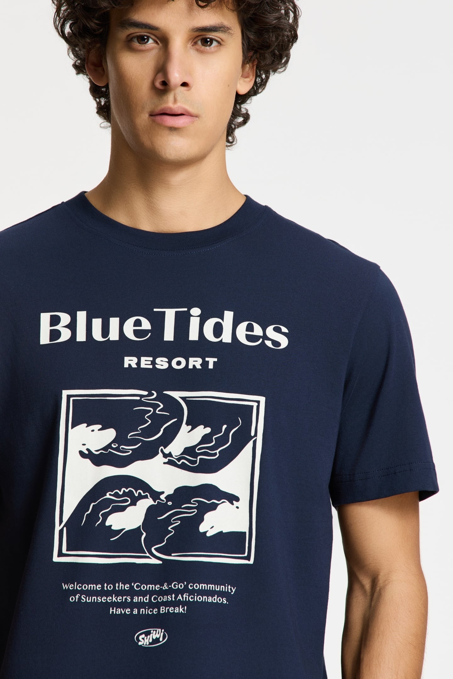 LIAM REGULAR T-SHIRT BLUE TIDES BLUE DARK NAVY 3