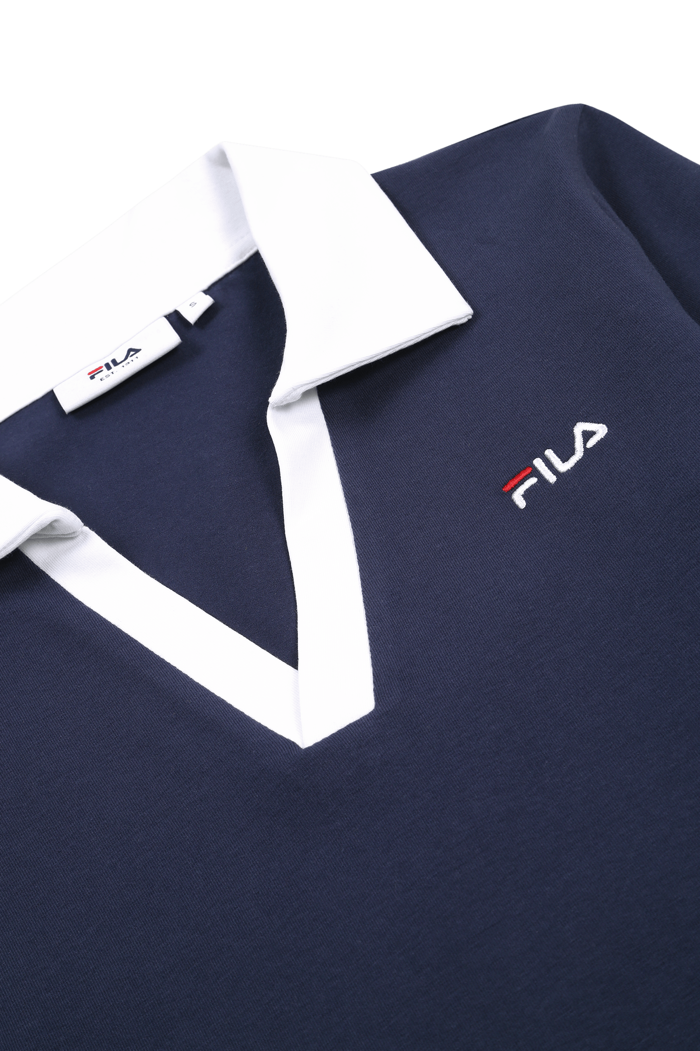 CERRIONE SLIM JOHNNY COLLAR TOP BLACK IRIS 7