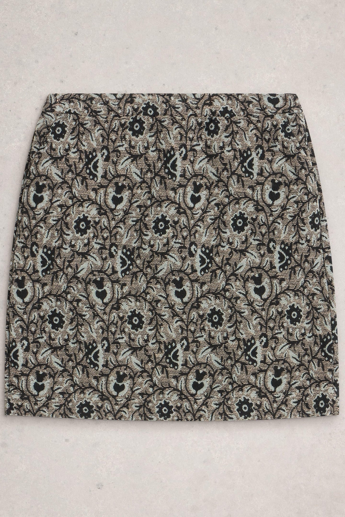 CORAL JACQUARD SKIRT GREY MULTI 3
