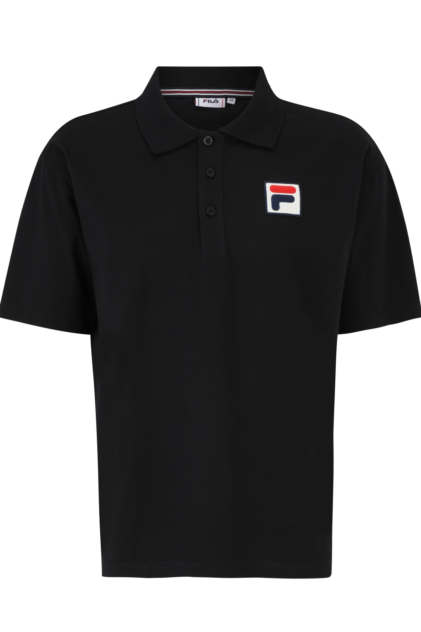 UNISEX BURFORD LOOSE POLO BLACK 4