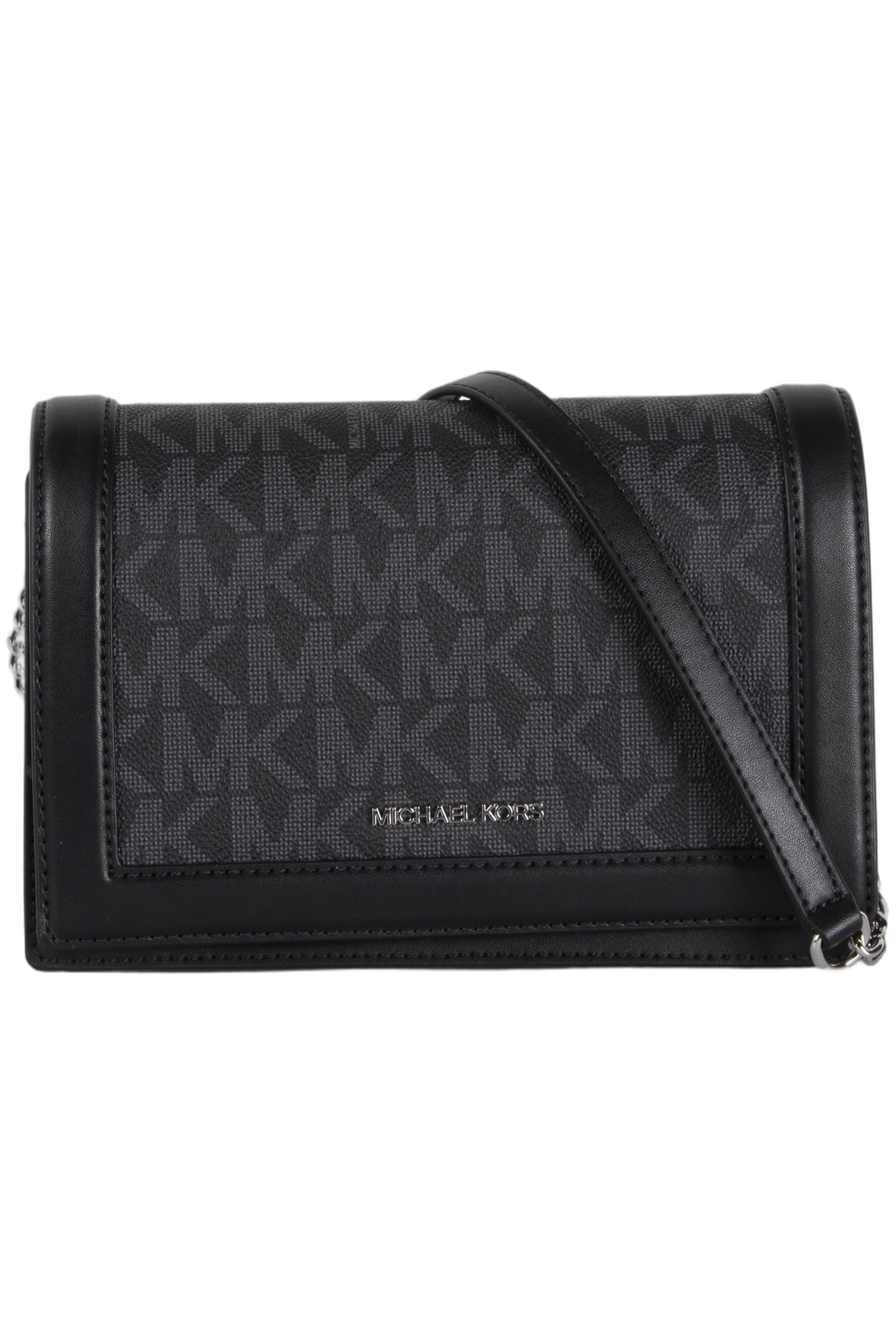 LARGE FULL FLAP CROSSBODY BAG BLACK 3