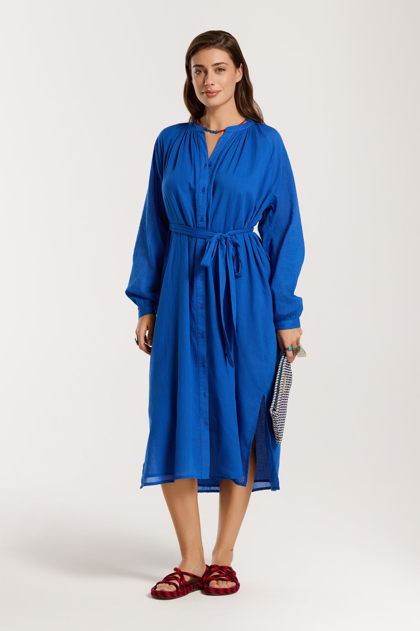 JAMILLA DRESS BLUE DEEP OCEAN 6