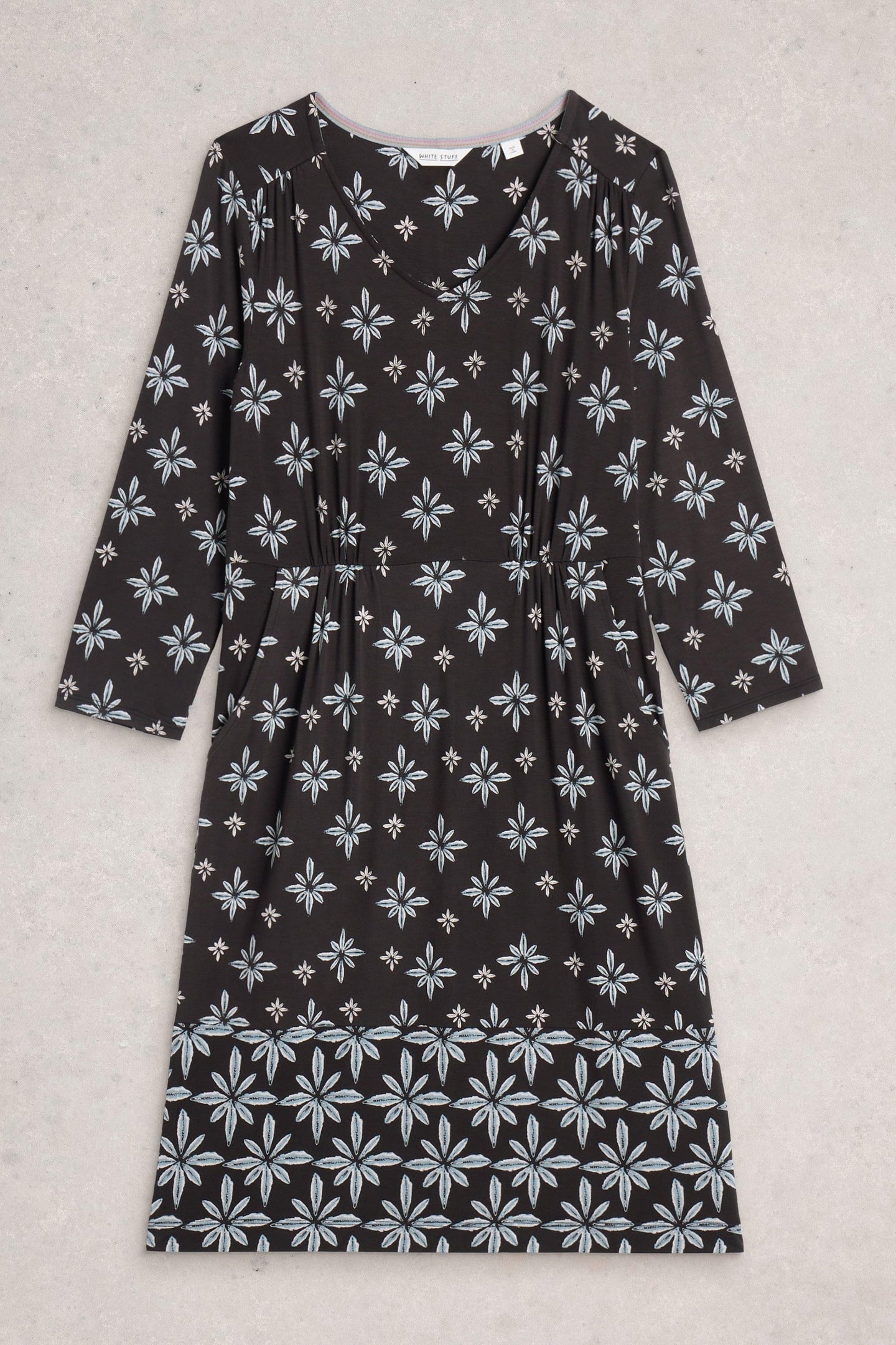 TALLIE JERSEY DRESS BLACK MULTI 4