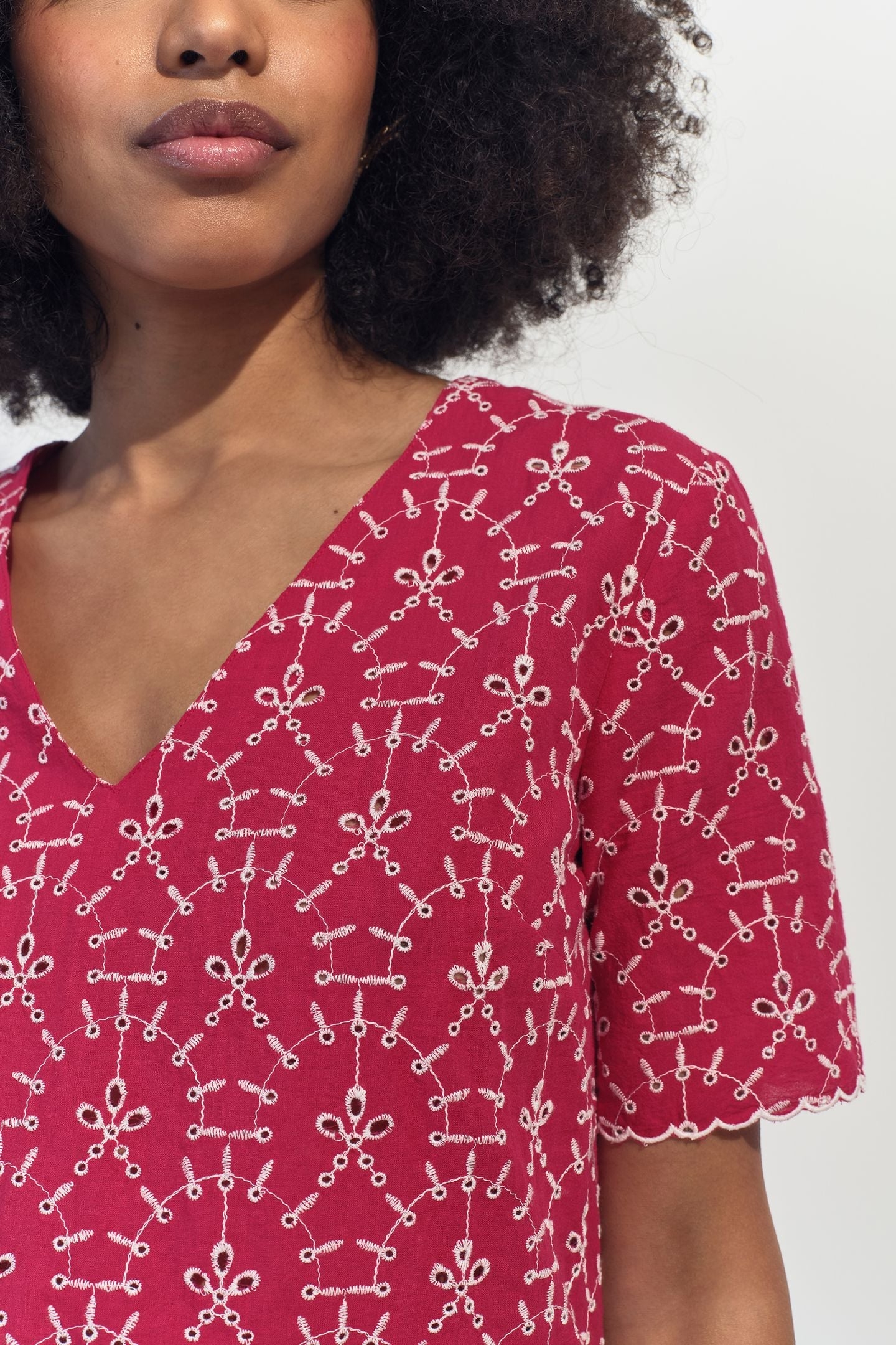 CRUZ - PINK NEO-EMBROIDERY TOP 5