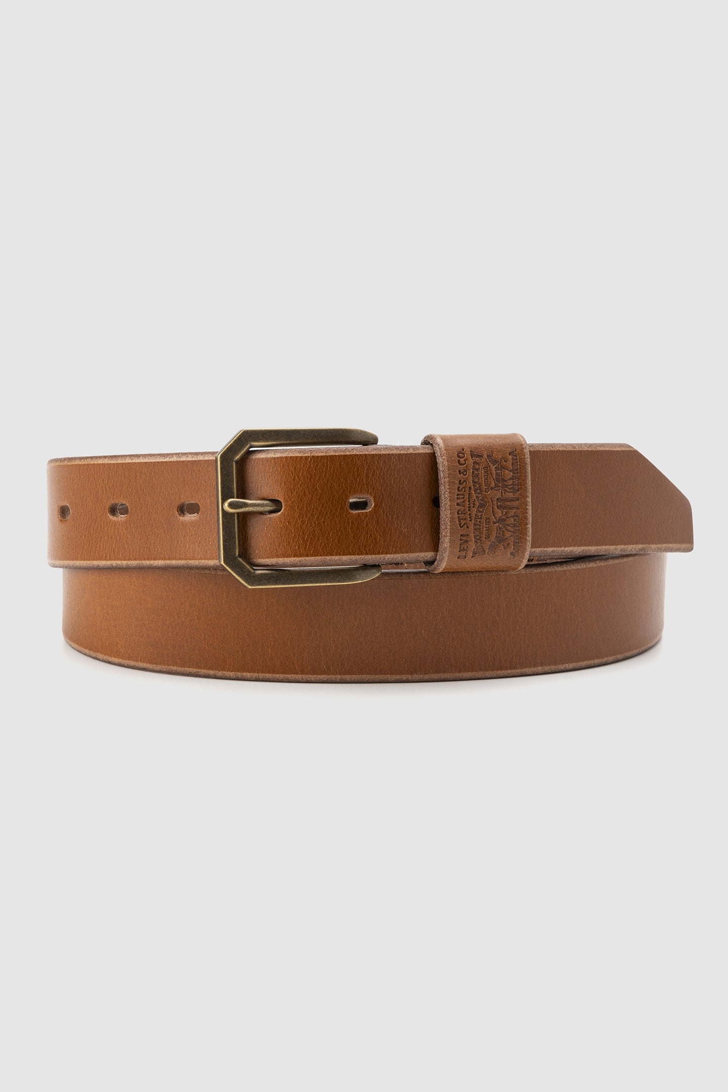 WIDE LOOP TWO HORSE BELT TOBACCO LICFFC 2