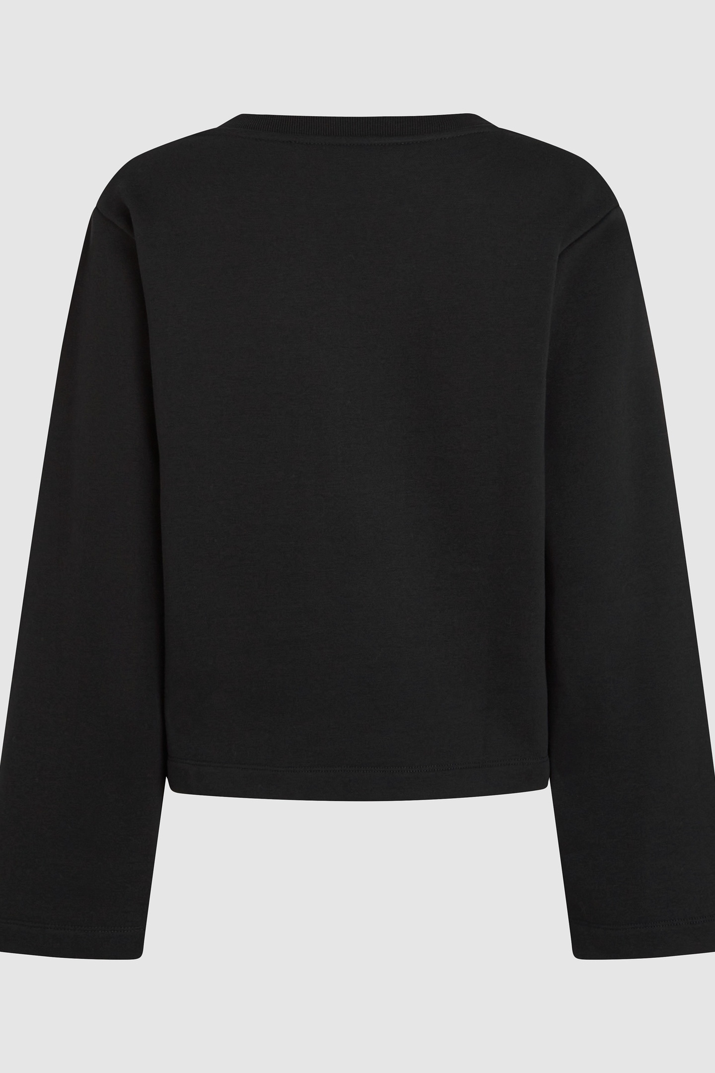 BLACK KARL SIGNATURE HEM V-NK SWEAT 5