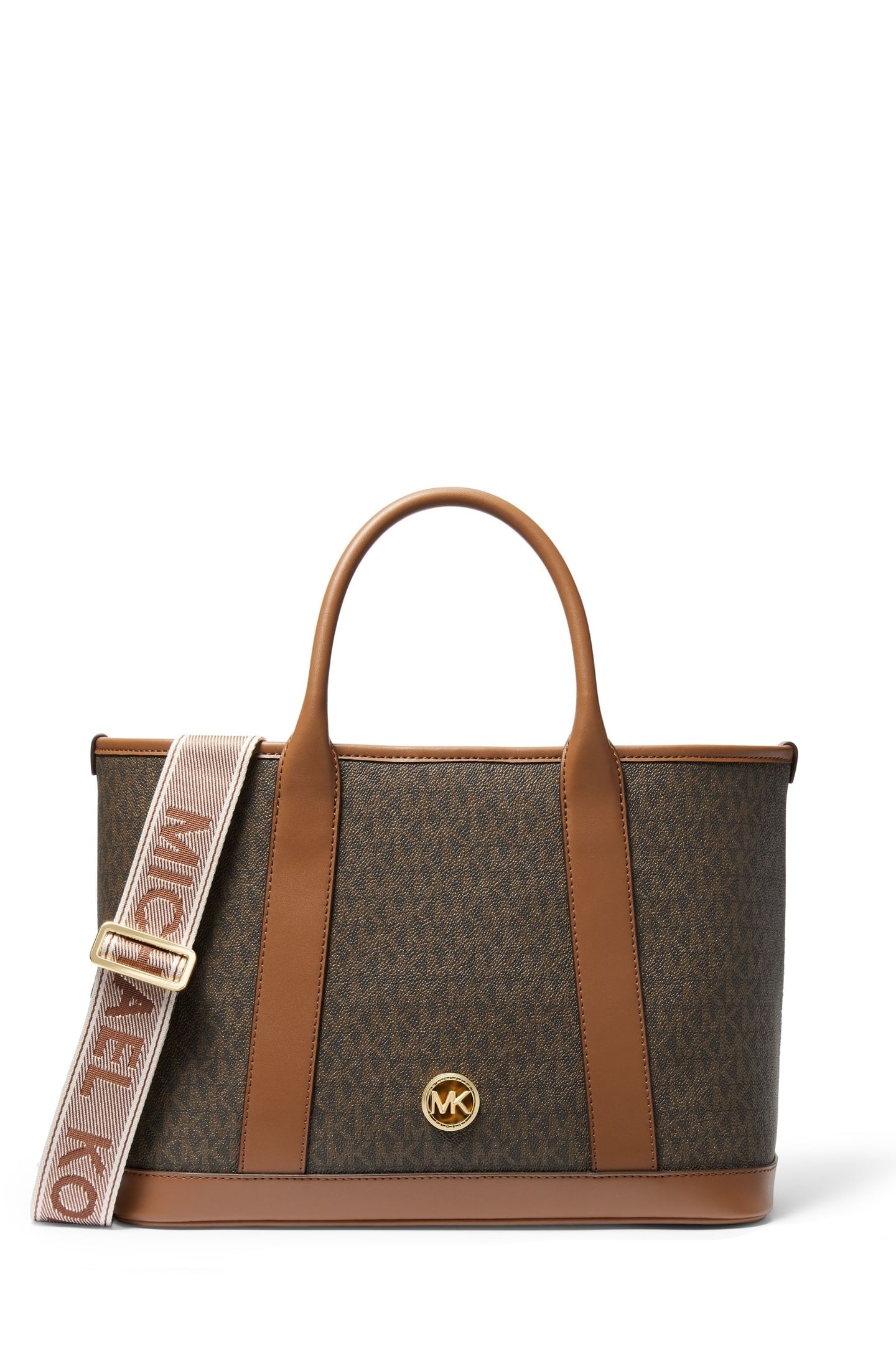 MEDIUM SATCHEL BROWN 2