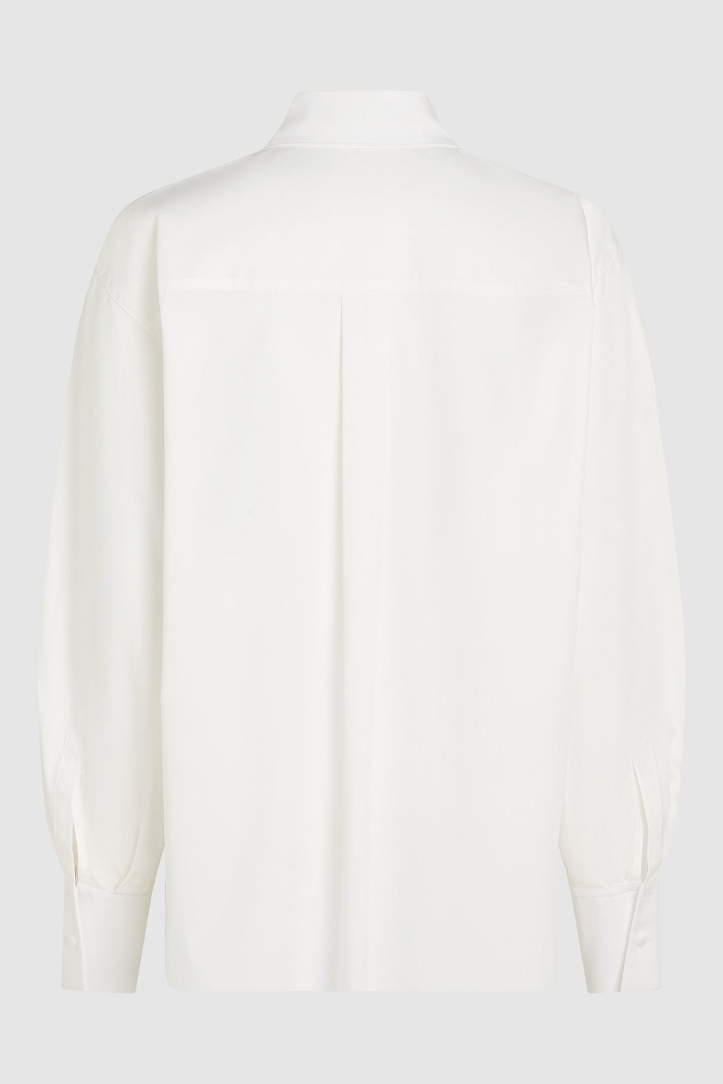 WHITE KARL SNAP FASHION POPLIN SHIRT 5