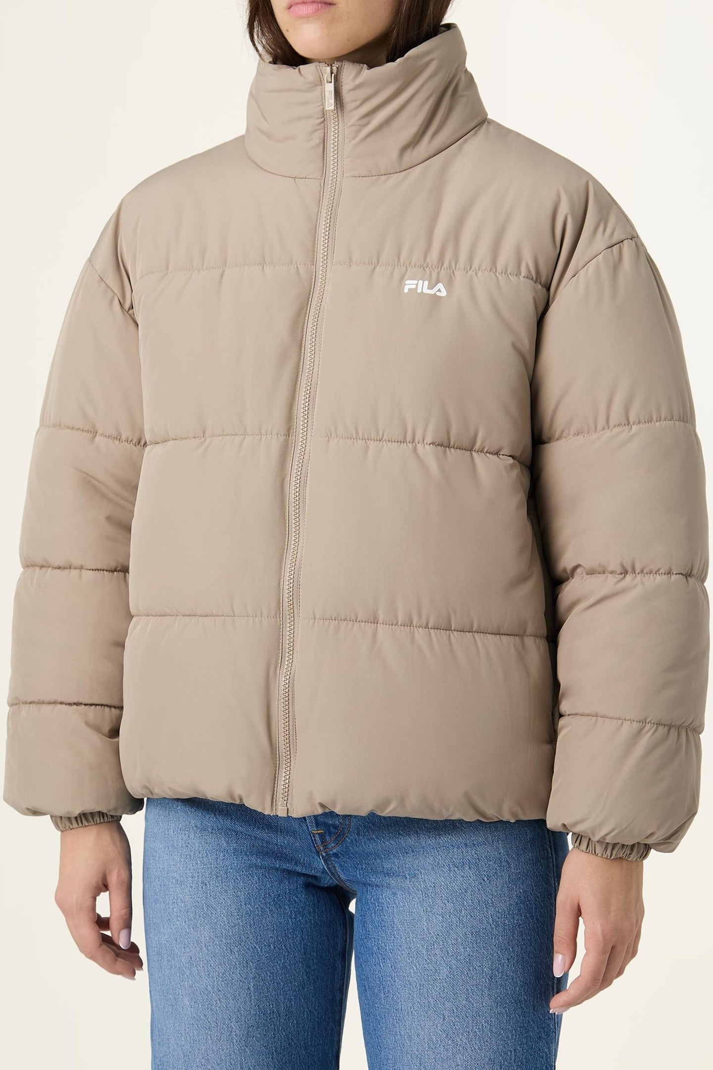 CIMONE RELAXED PUFFER JACKET WEATHERED TEAK 1