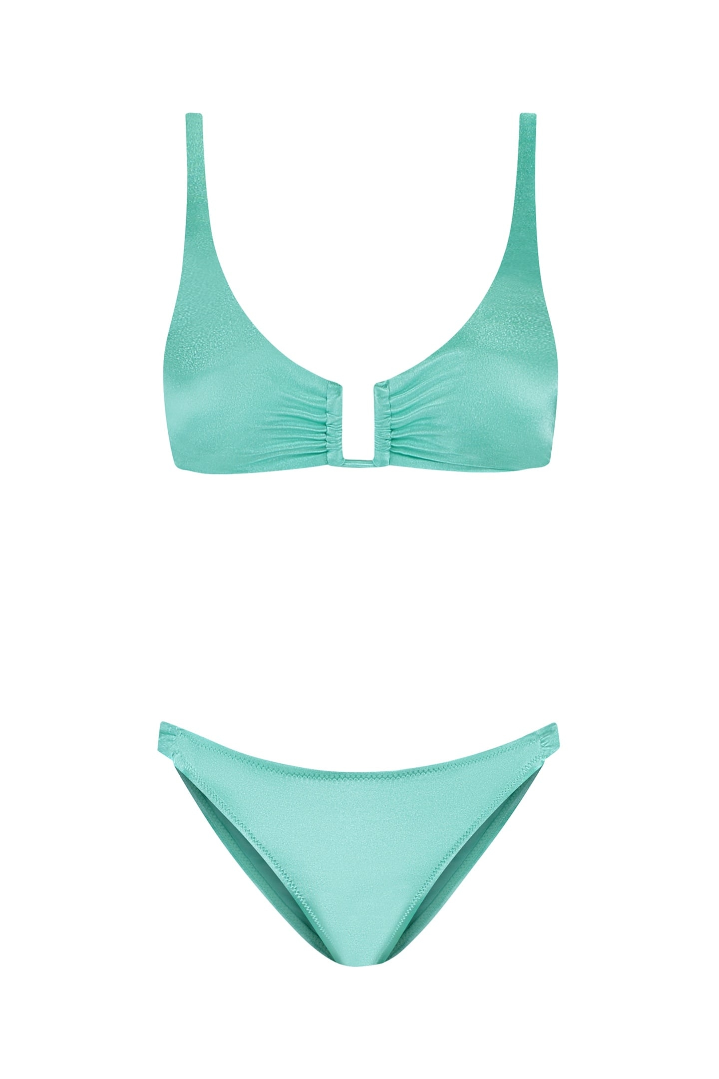 CHLOE BIKINI SET ULTRA SHINE SHINY GREEN TURQUOISE 7