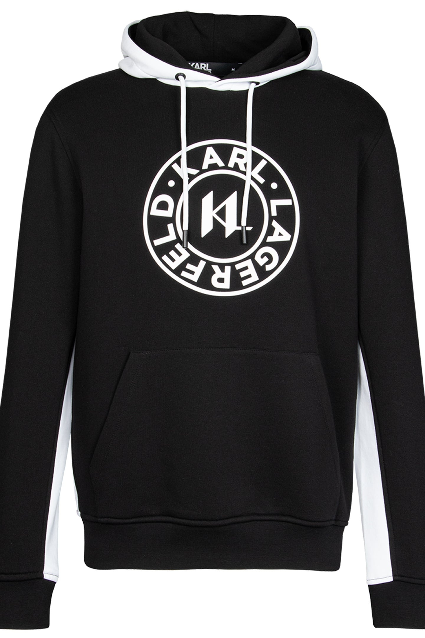 BLACK/WHITE SWEAT HOODY 4