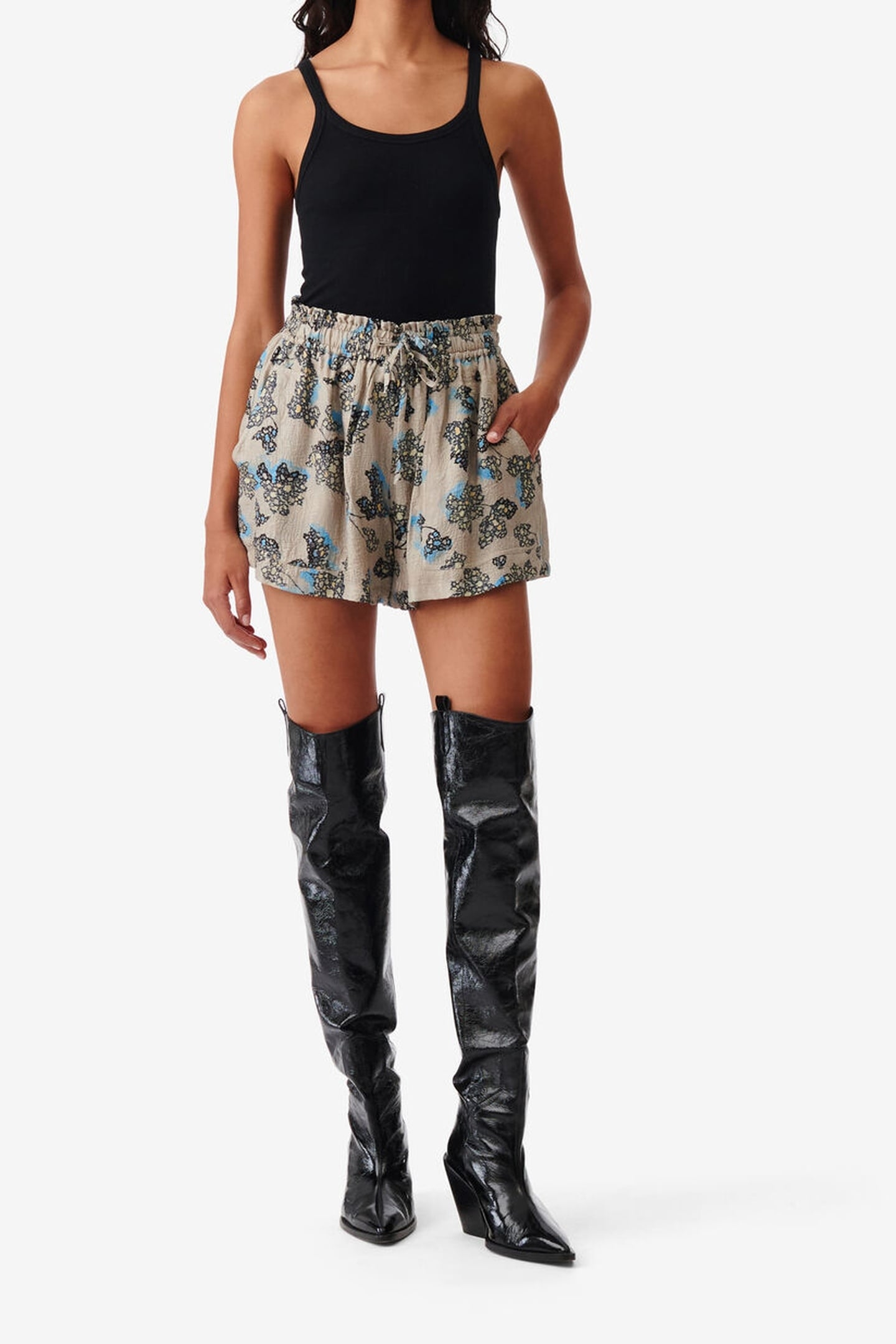 SIVAL SHORT BEIGE MULTICO 1