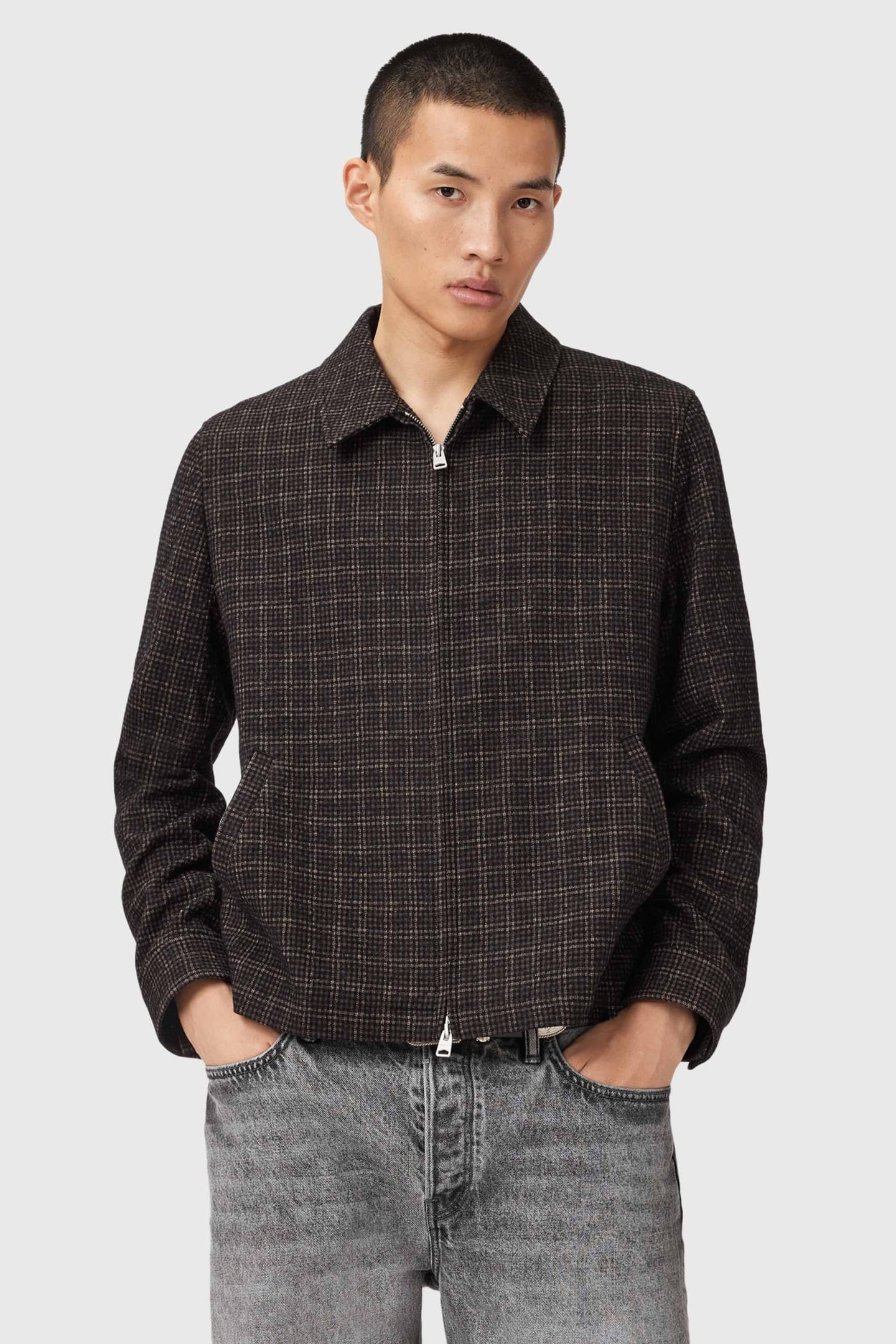 CITY HALL JACKET ANCHOR BROWN 4