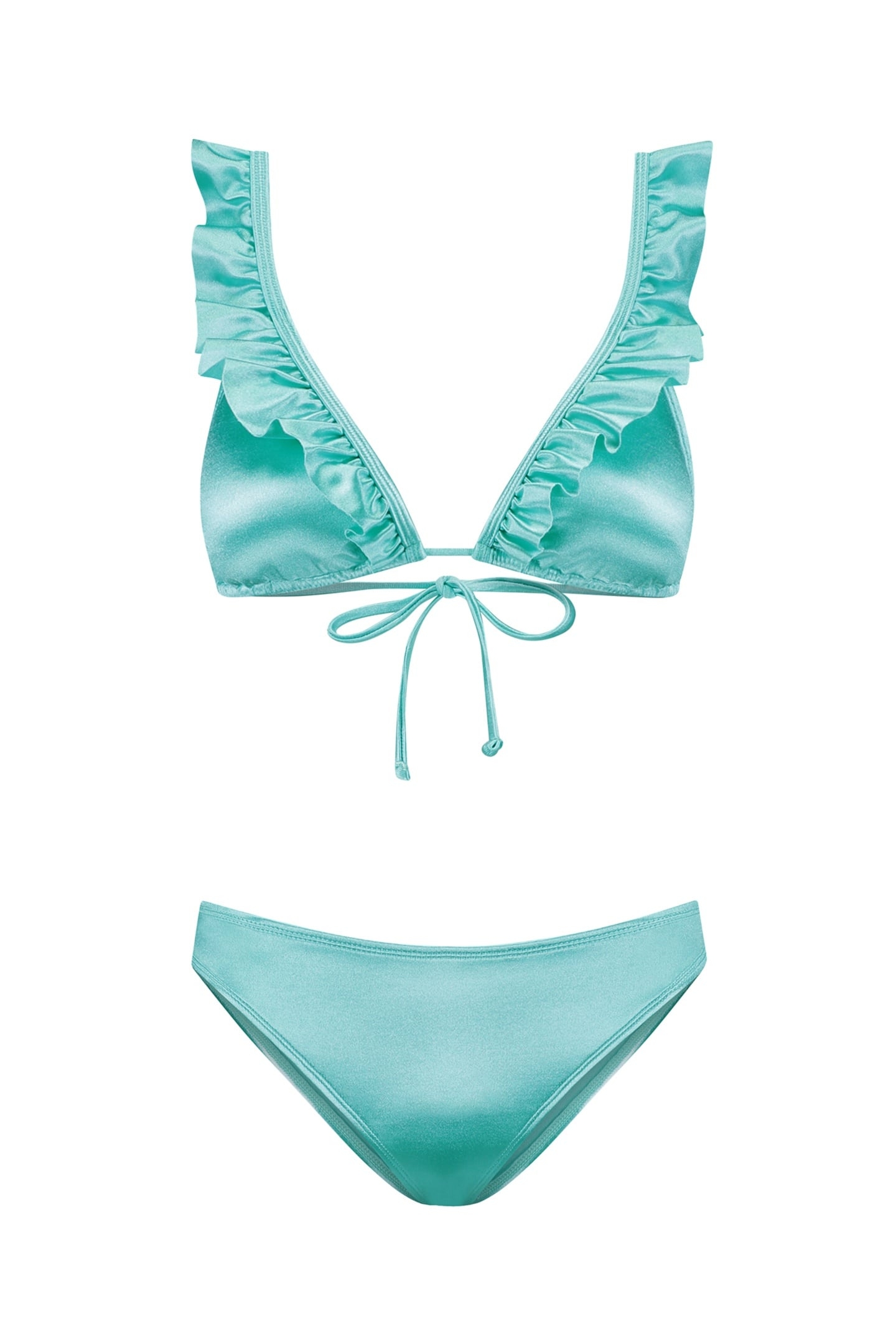 BOBBY BIKINI SET ULTRA SHINE SHINY GREEN TURQUOISE 6