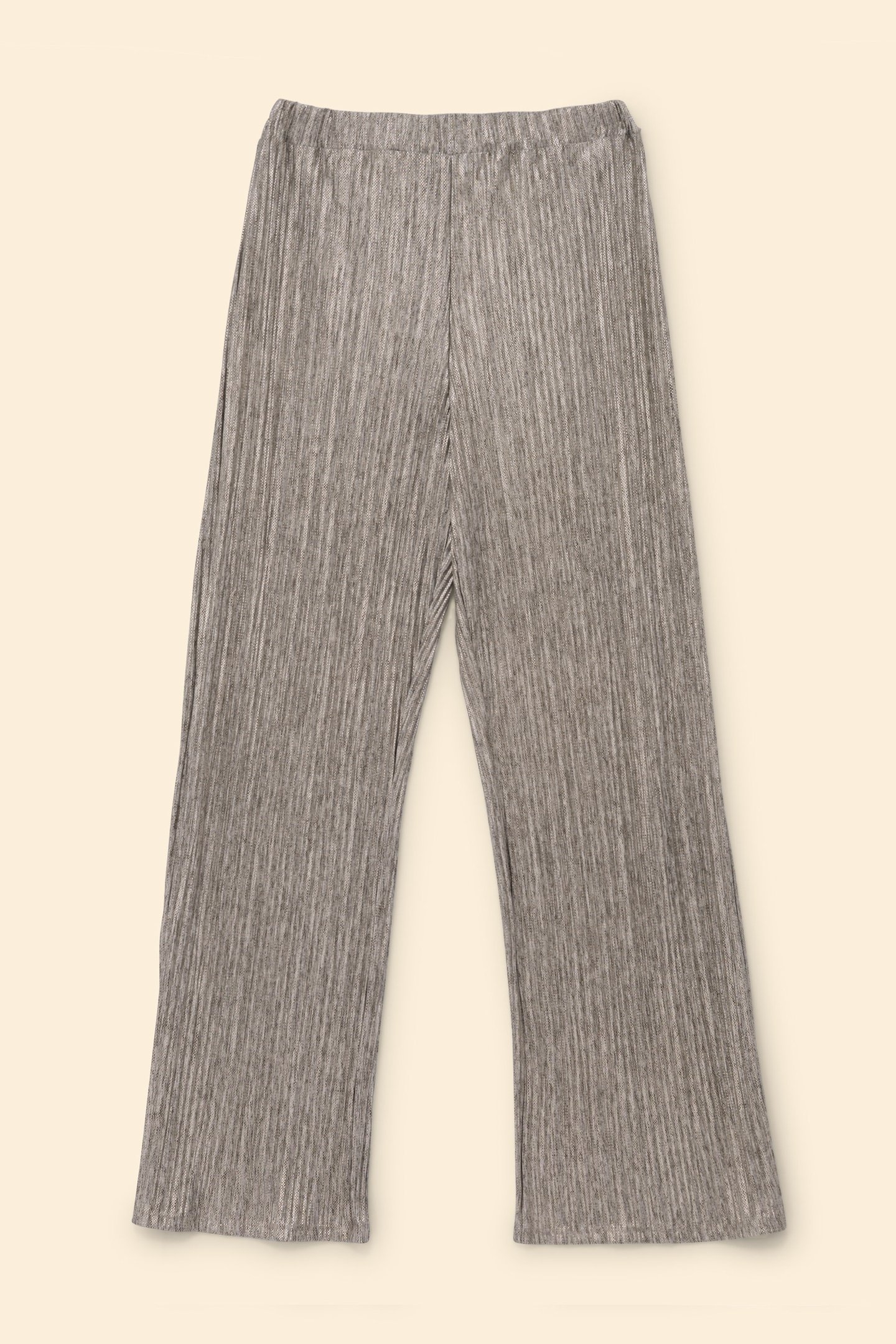 GREY PLEATED TROUSERS, DECORATIVE GOLD STRIPES GOLD 6