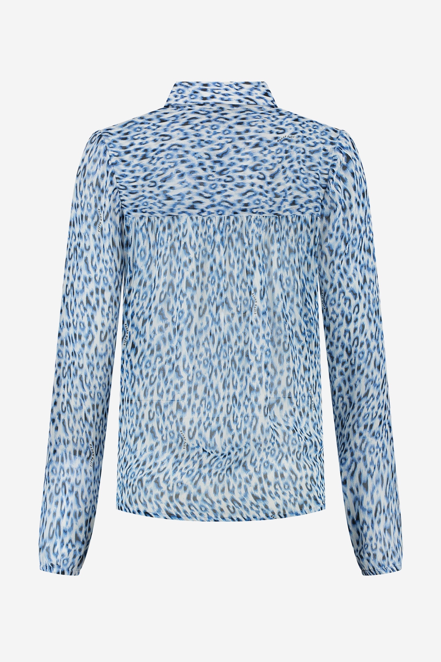 CHLOE BLOUSE BRIGHT BLUE WASH 3