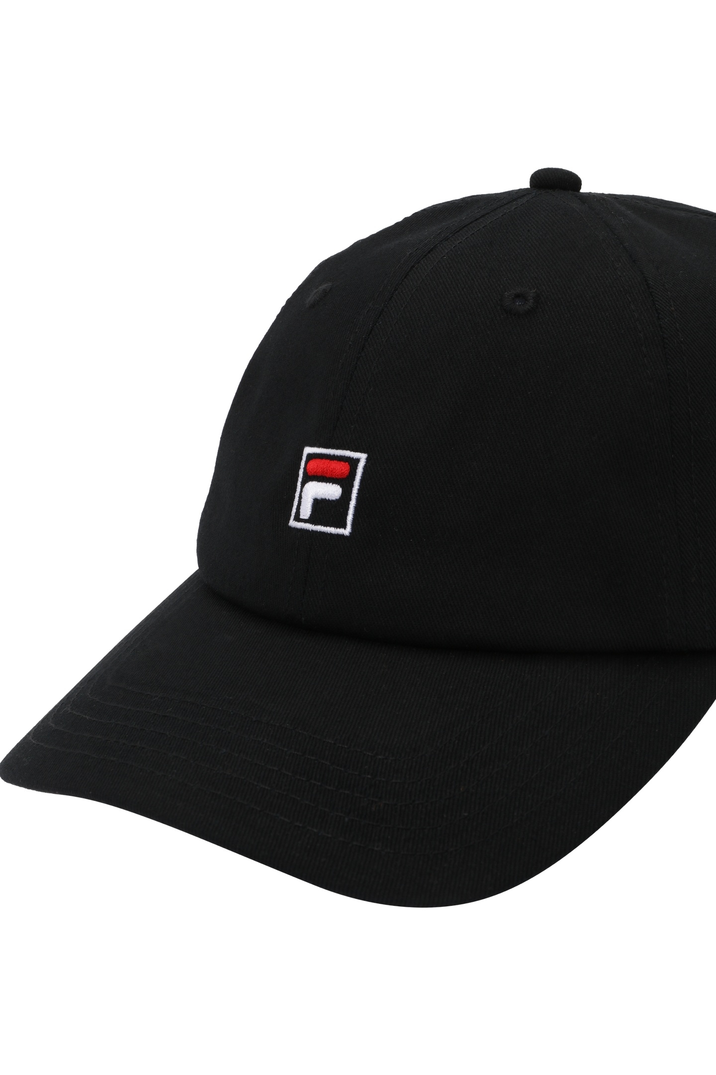 UNISEX MILANO LOW PROFILE 6-PANEL LOGO CAP BLACK 3