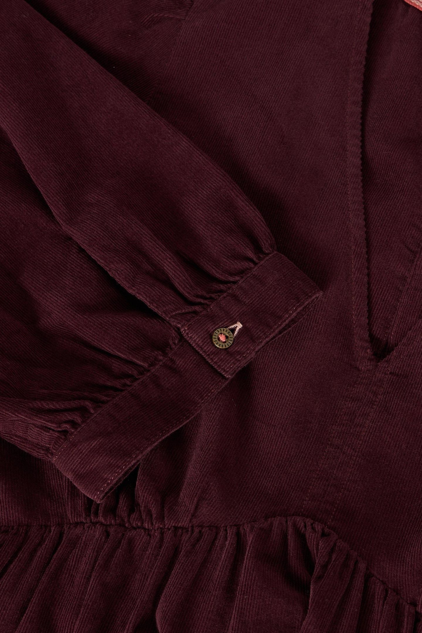 LUCY CORD DRESS DARK PLUM 5