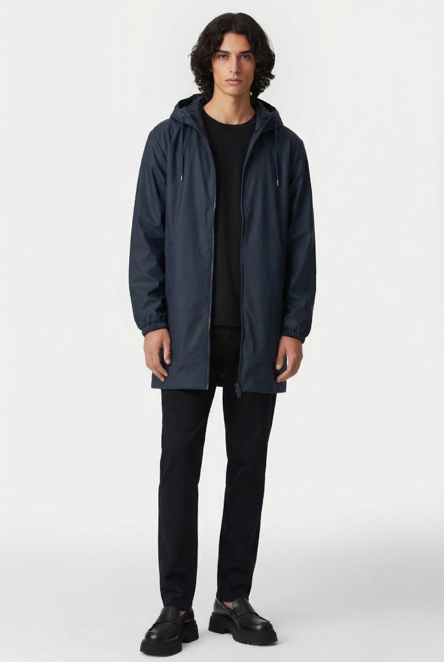 UNISEX LOHJA LONG INSULATED JACKET W3T2 NAVY 4