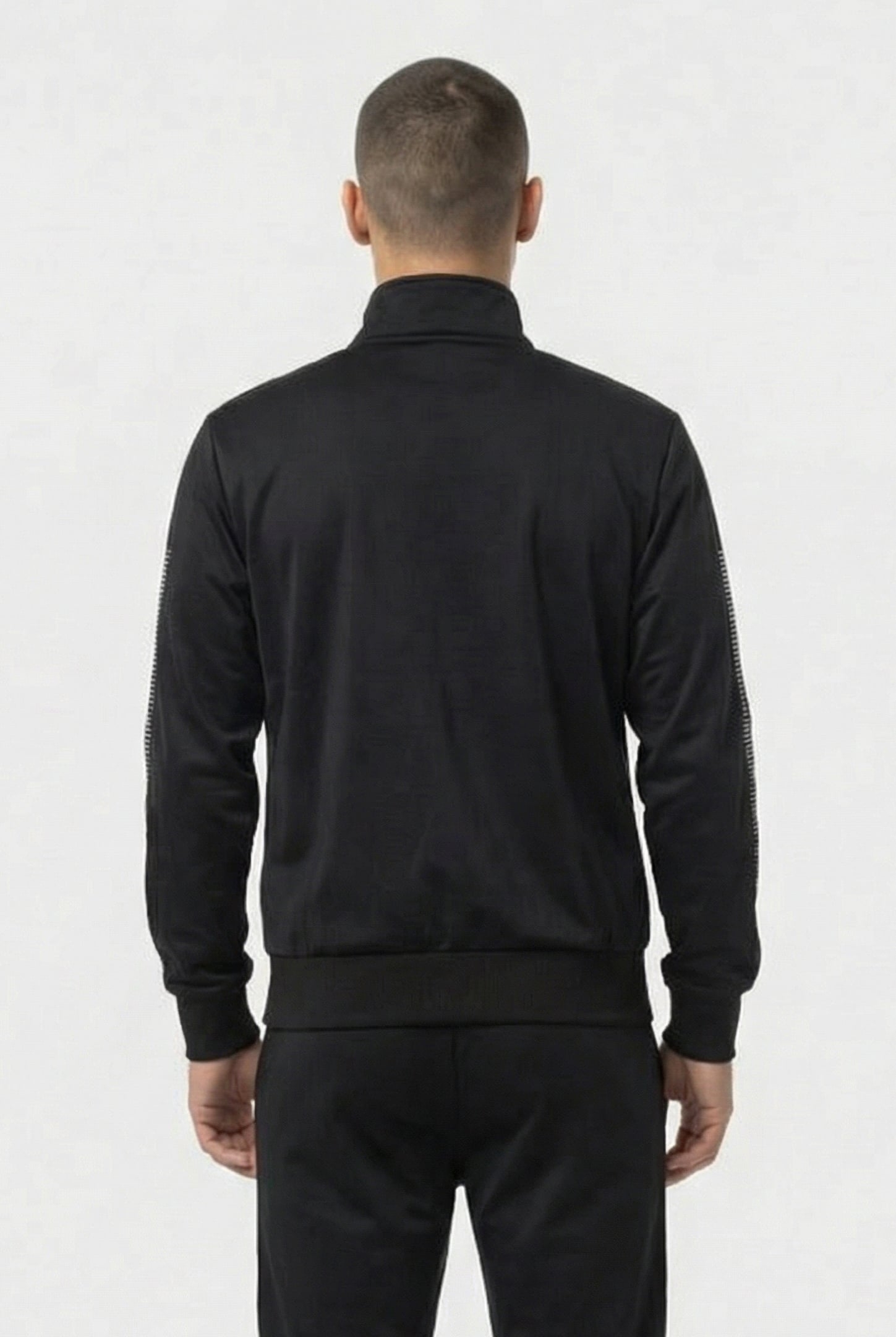 UNISEX TL KNITTED POLY JACKET BLACK 3