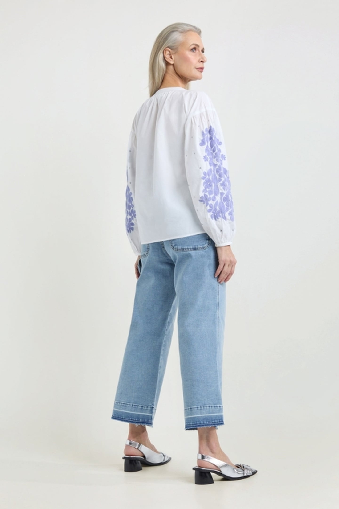 JET BLOUSE LAVENDER PRINT 5