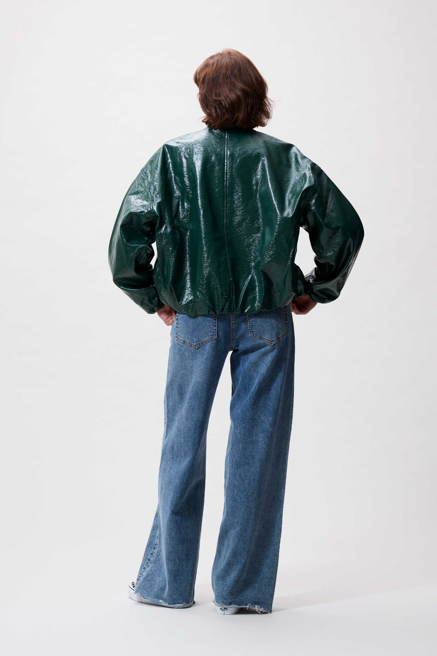 TUCK IN VARSITY JACKET PINE FOREST 3