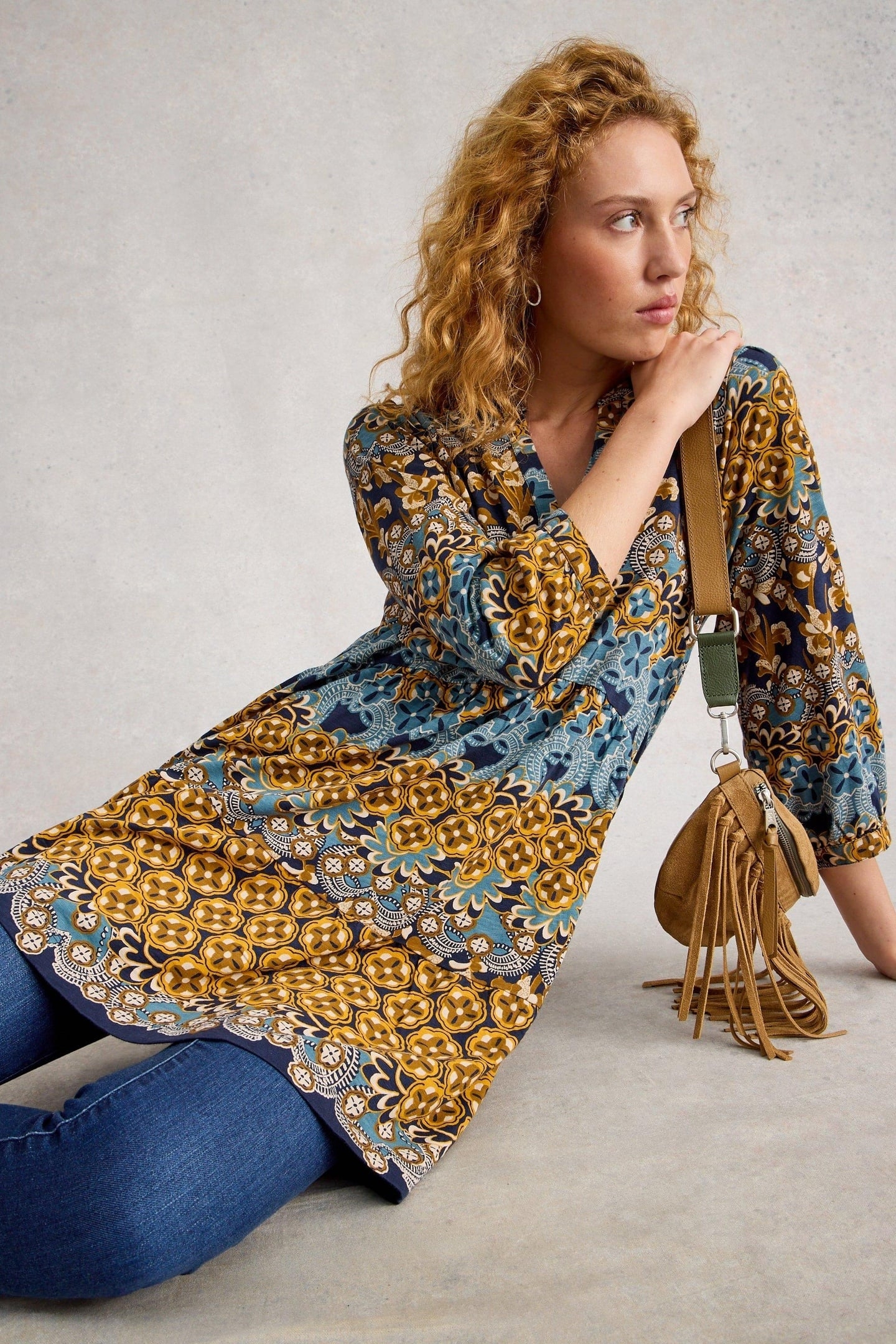 MARTA TUNIC CHARTREUSE PRINT 5