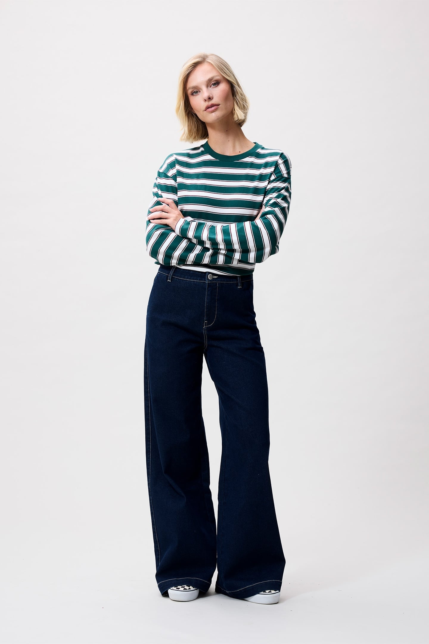 TAILORED JEANS DARK BLUE 1