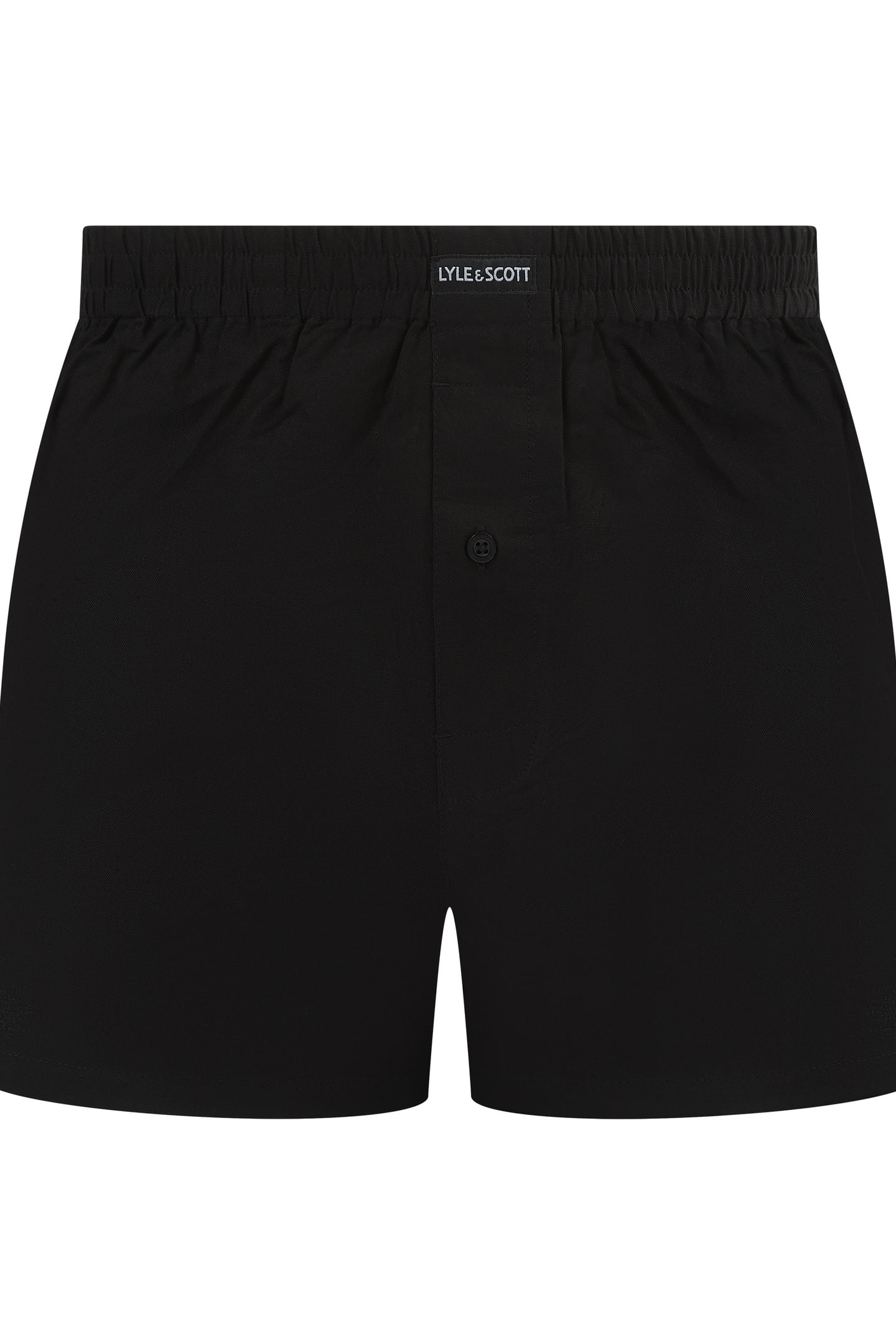 BUSBY 2 PACK COTTON BOXER SHORT BLACK/CLIMBING IVY 2