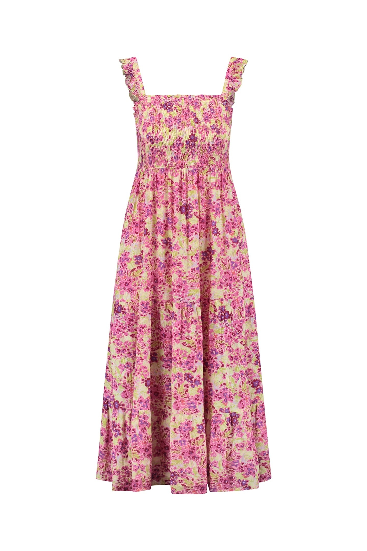 SEYCHELLES DRESS FLOWER FIELDS PINK FLOWER FIELDS 5