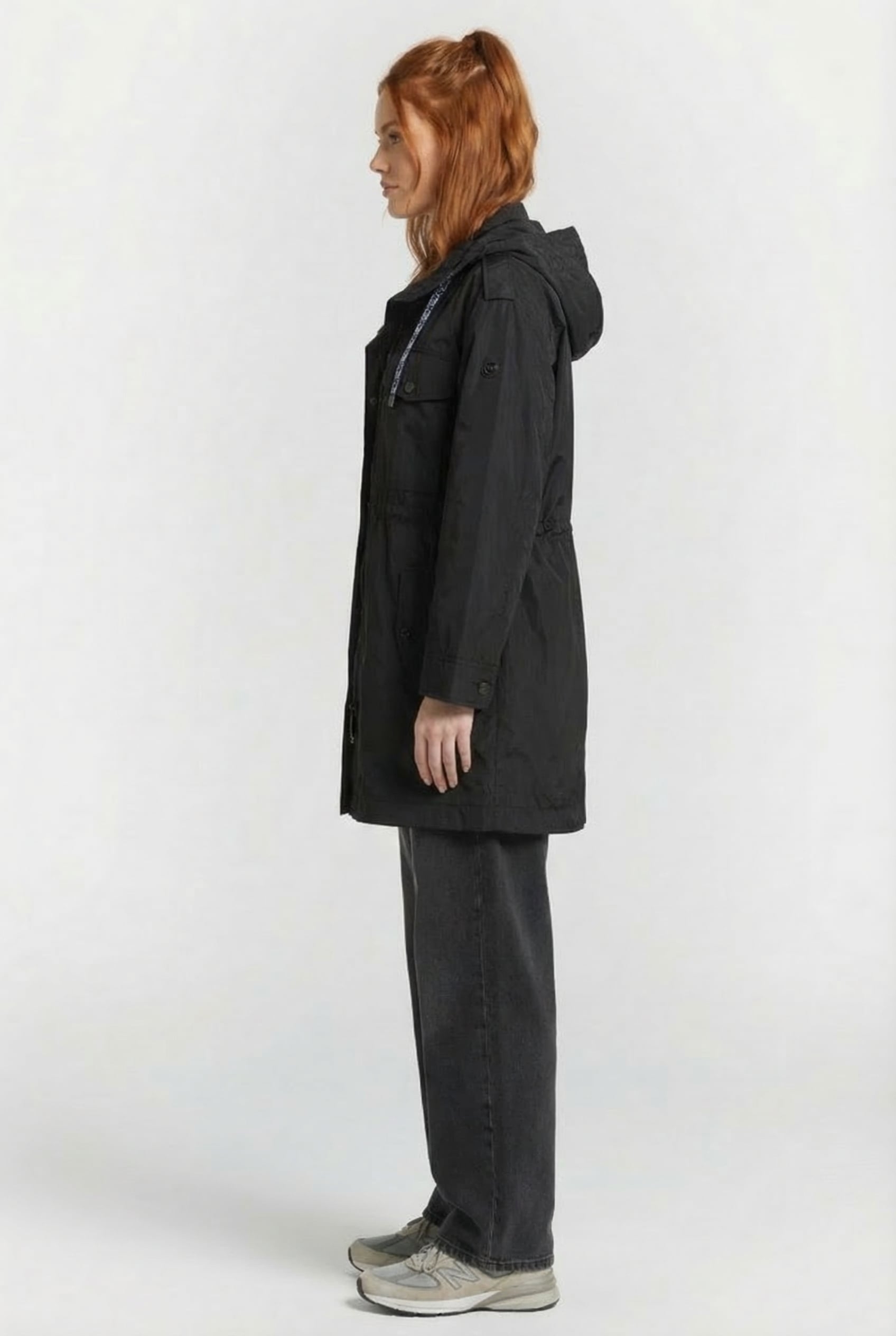 LT FILLED OVERSIZE ANORAK BLACK 3