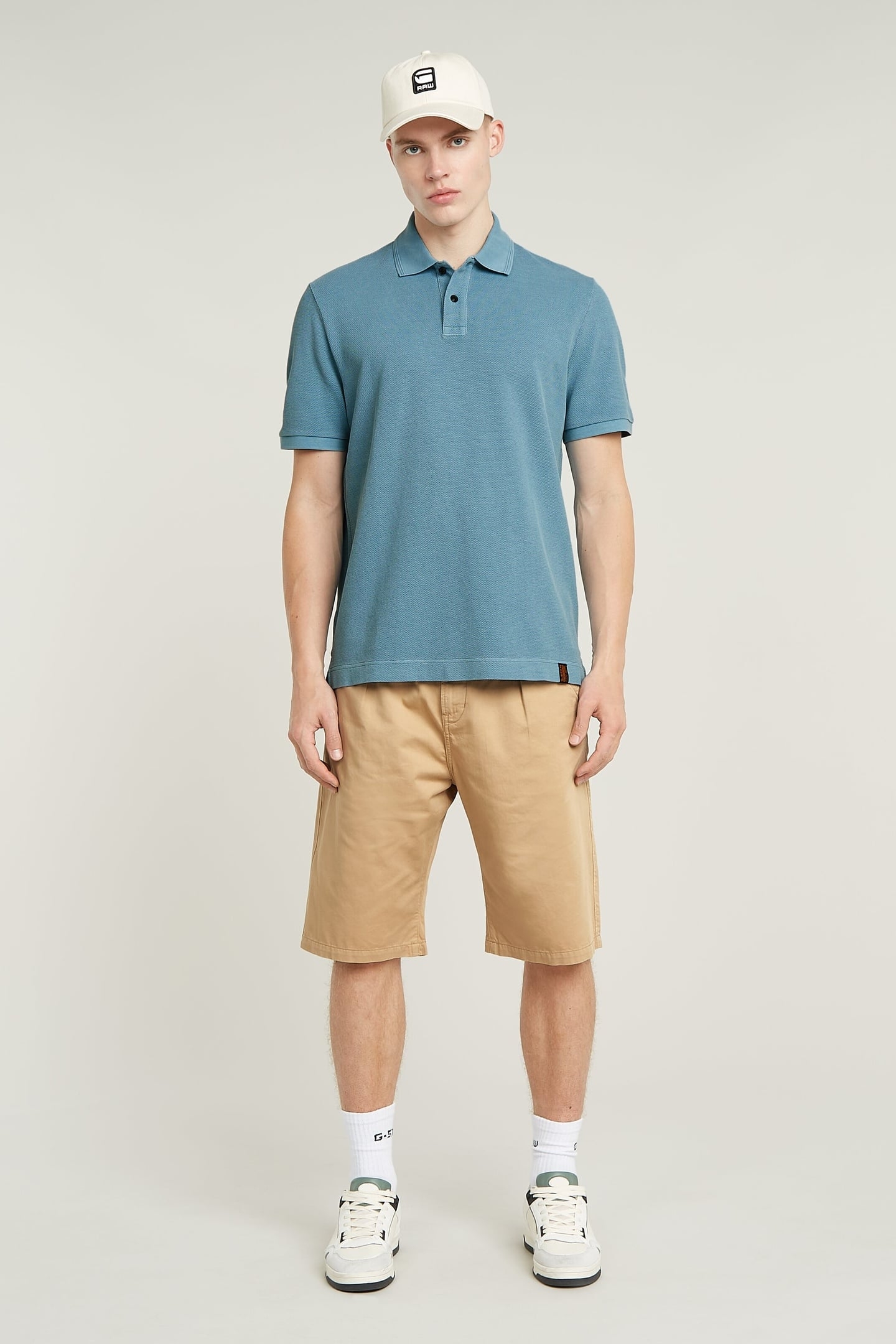 PLEATED CHINO SHORT LION GD 1