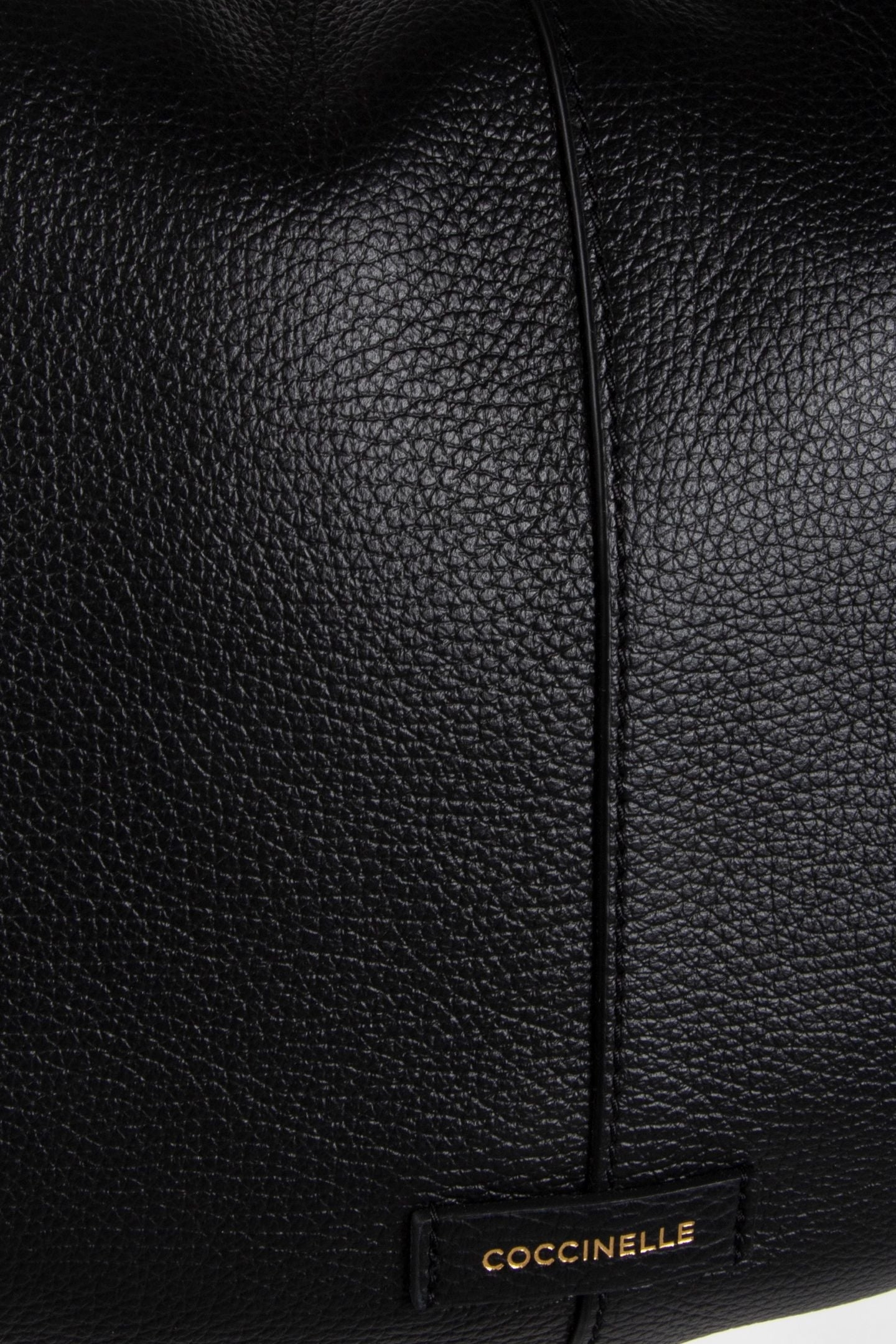 LARGE LEATHER SHOULDER BAG IN BLACK 5