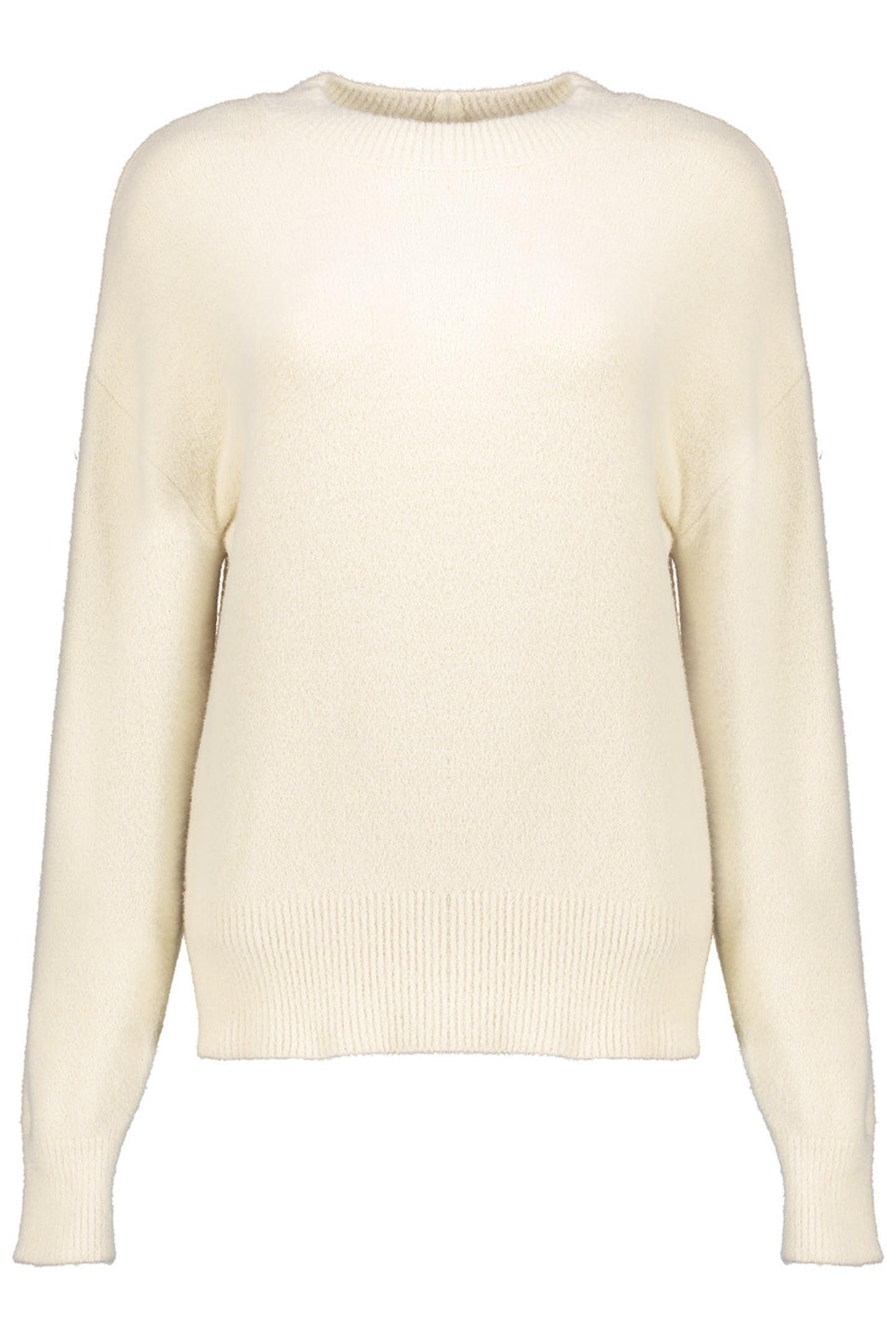 PULLOVER FLUFFY OFF-WHITE 1