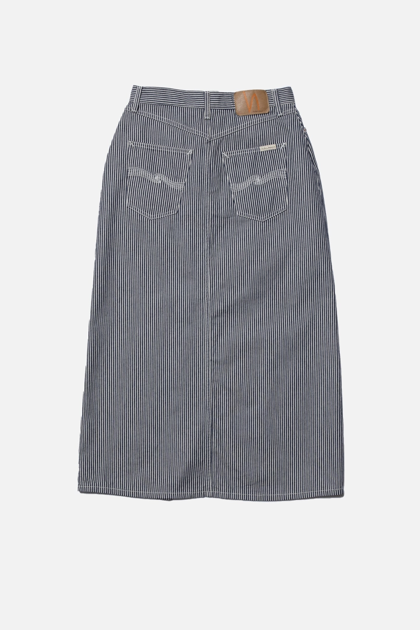 ANNA HICKORY STRIPED SKIRT BLUE 4