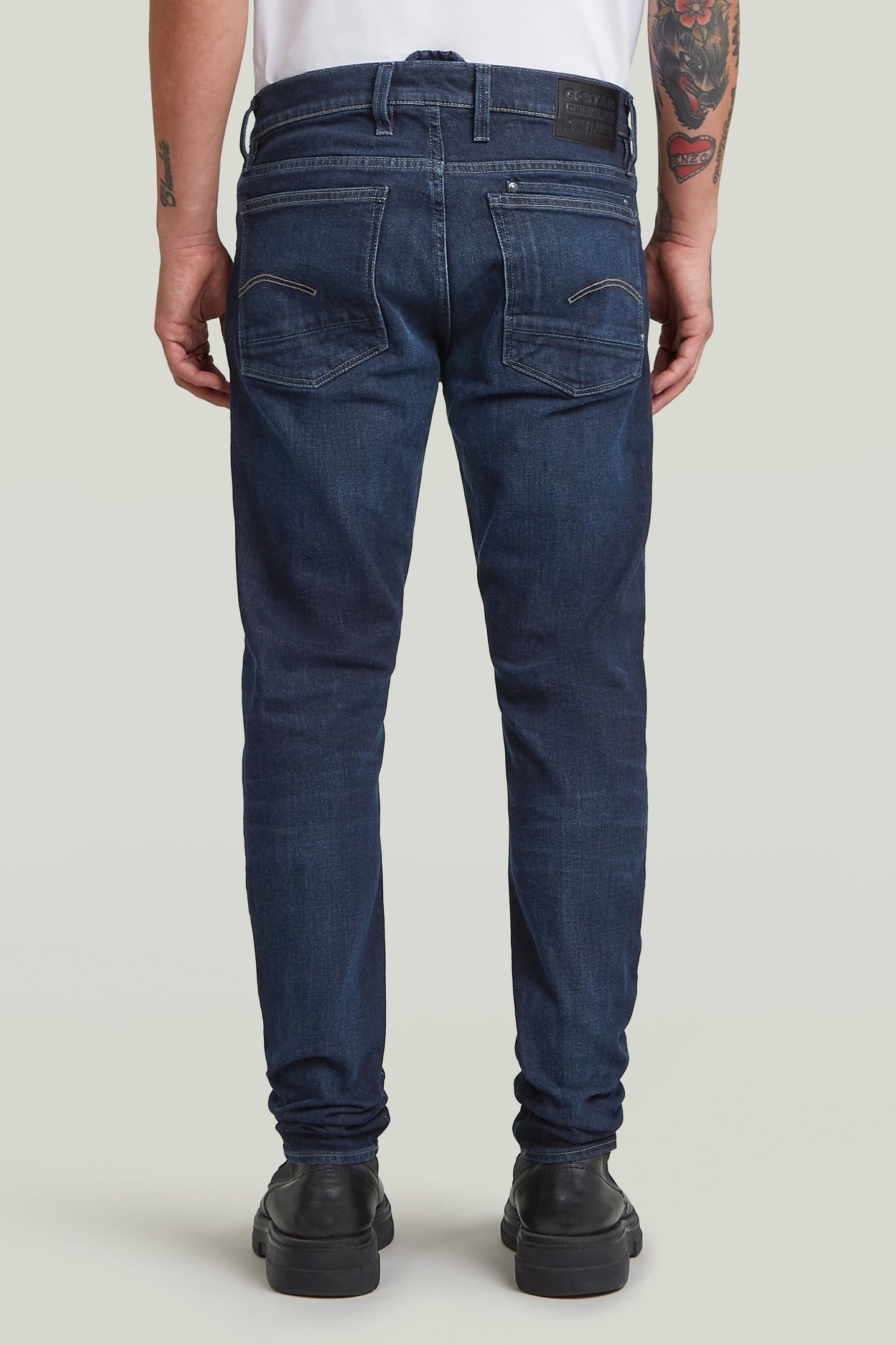 LANCET SKINNY JEANS WORN IN BLUE MINE 3