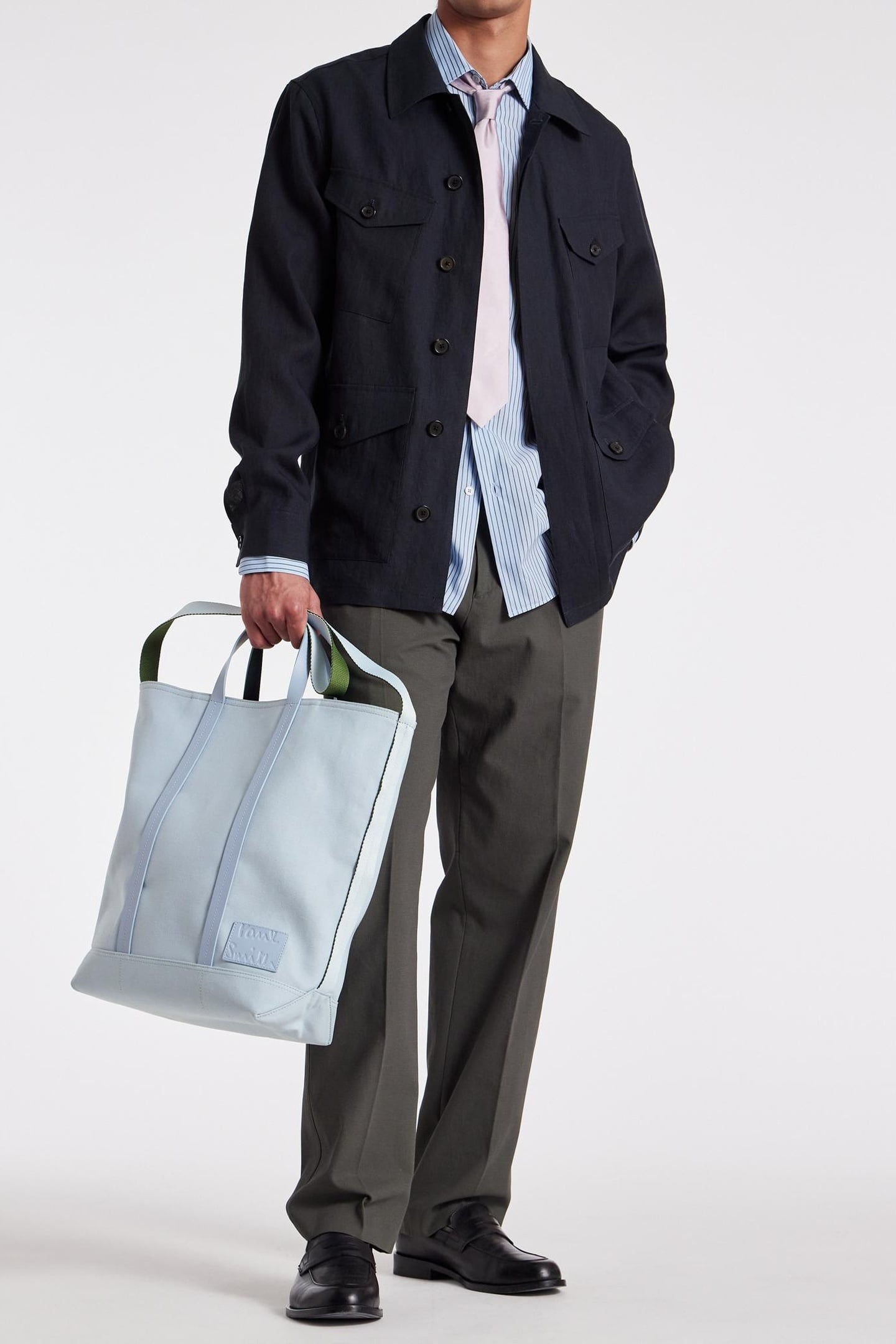 S/C TAILORED FIT SHIRT LIGHT BLUE 3