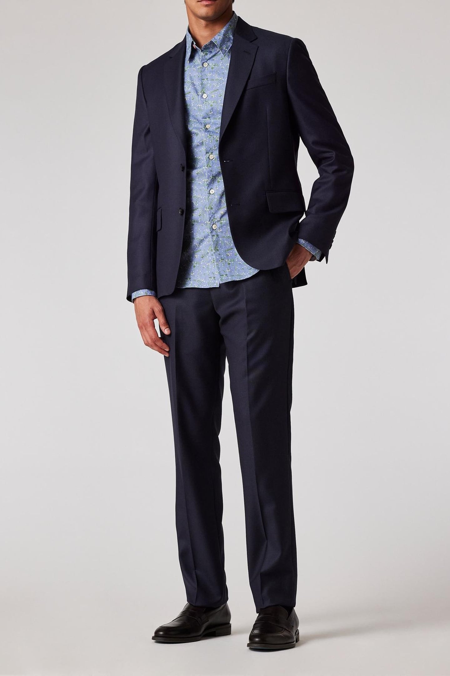 LS TAILORED FIT SHIRT LIGHT BLUE 3