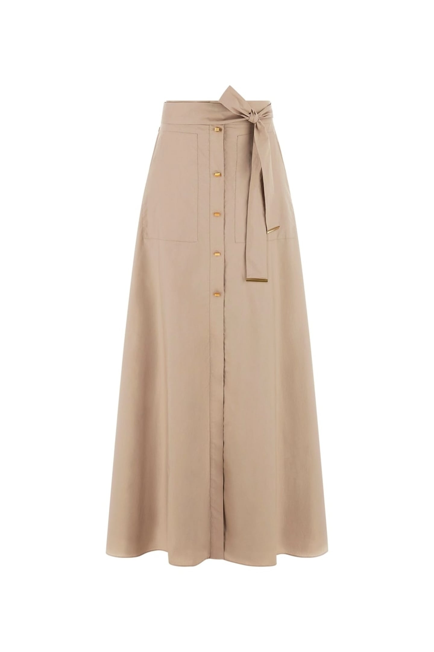 MARCIANO BY GUESS PAT LONG SKIRT NATURAL ALMOND 5
