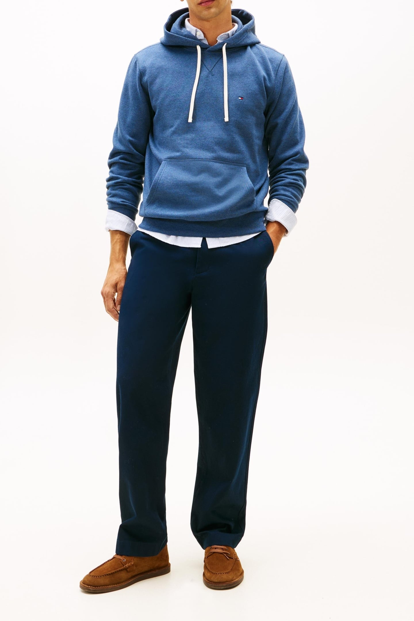 ESSENTIAL SEASONAL FLEECE AEGEAN SEA HEATHER 4