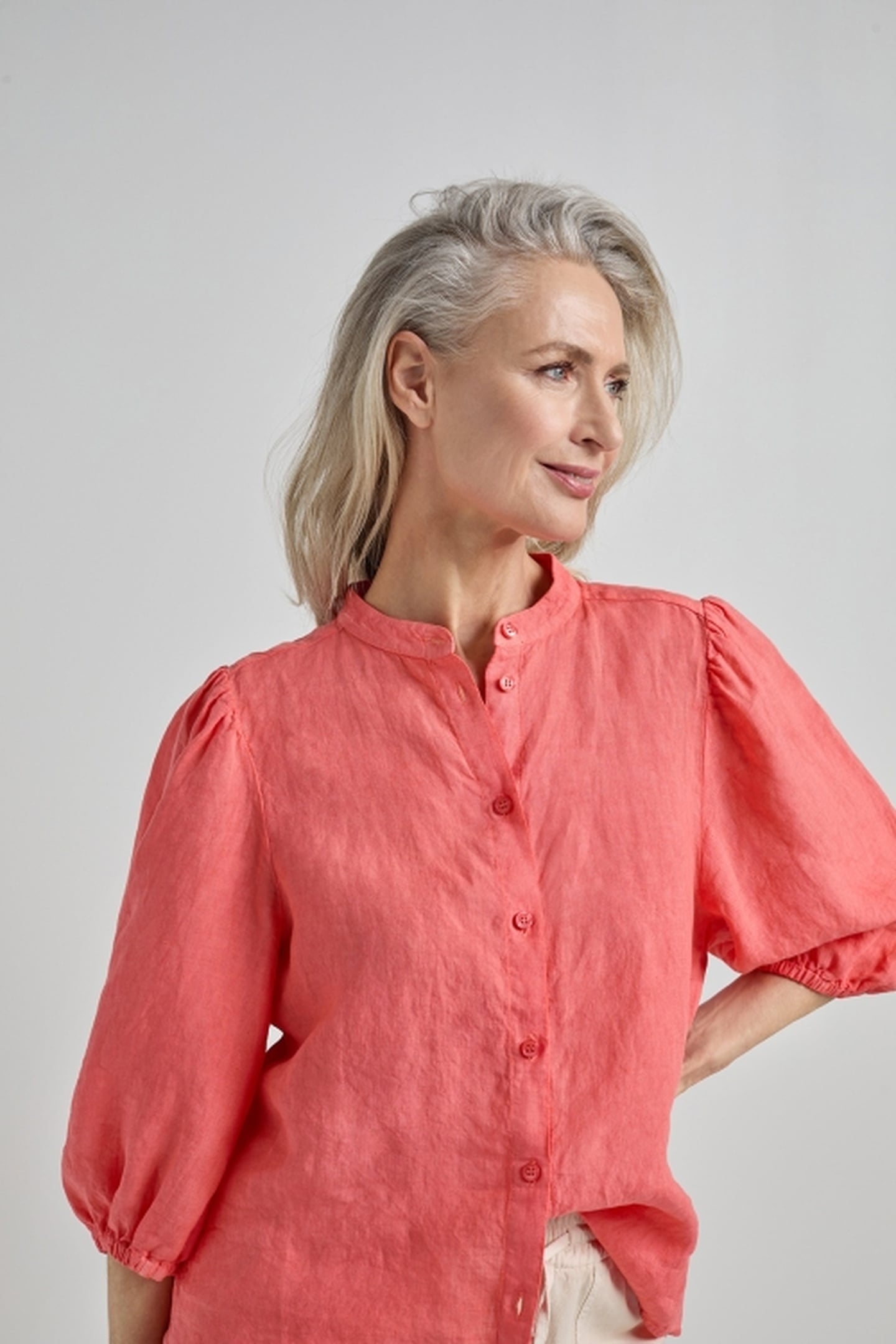 JOLENE BLOUSE CORAL 2