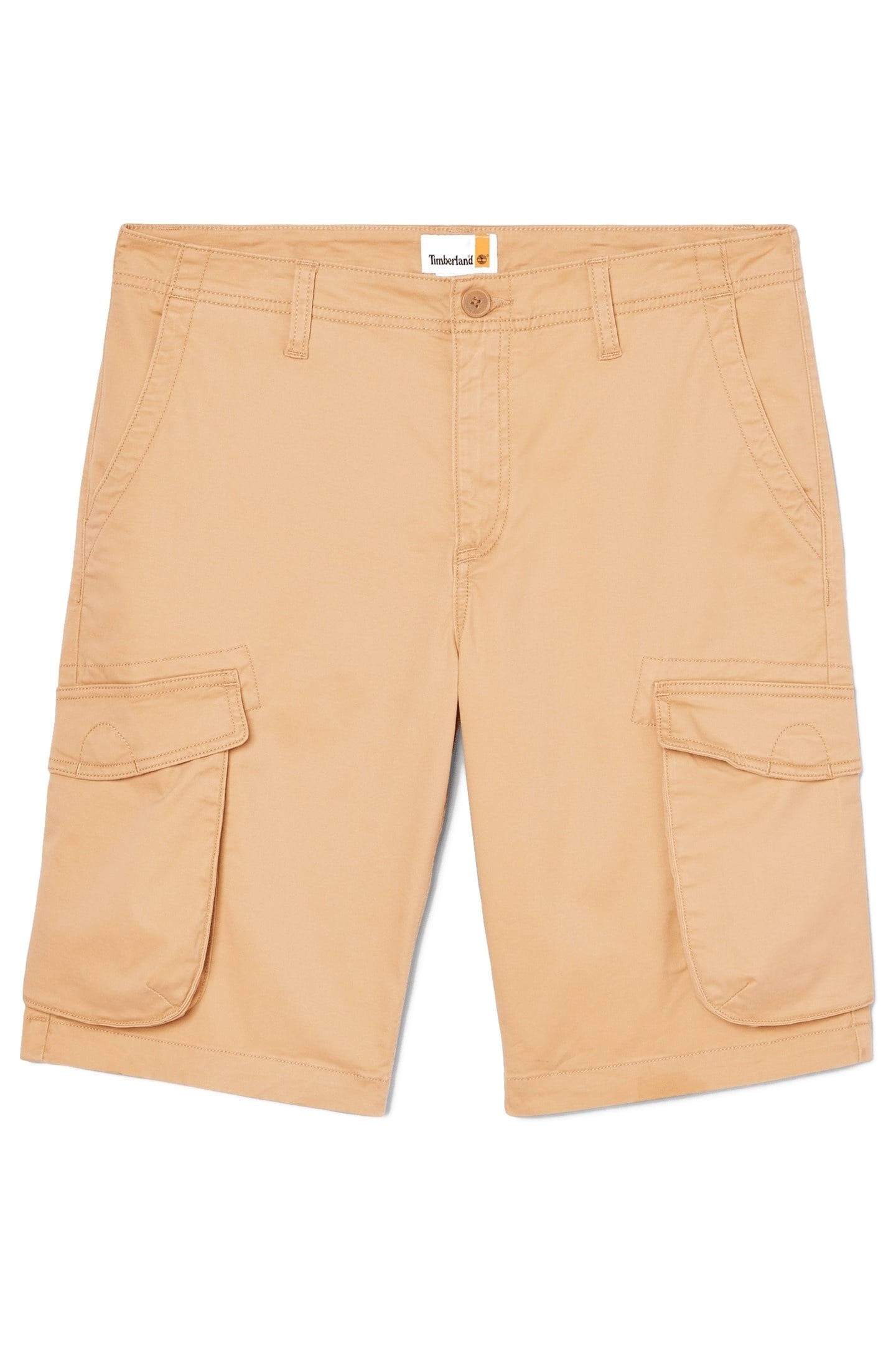 WOVEN BADGE CARGO TWILL SHORT LIGHT WHEAT 4